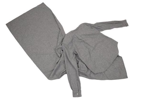 Comme des Garcons Comme Des Garcons Grey Retro Fake Two-Piece Design Top Size XS / US 0-2 / IT 36-38 - 3 Thumbnail