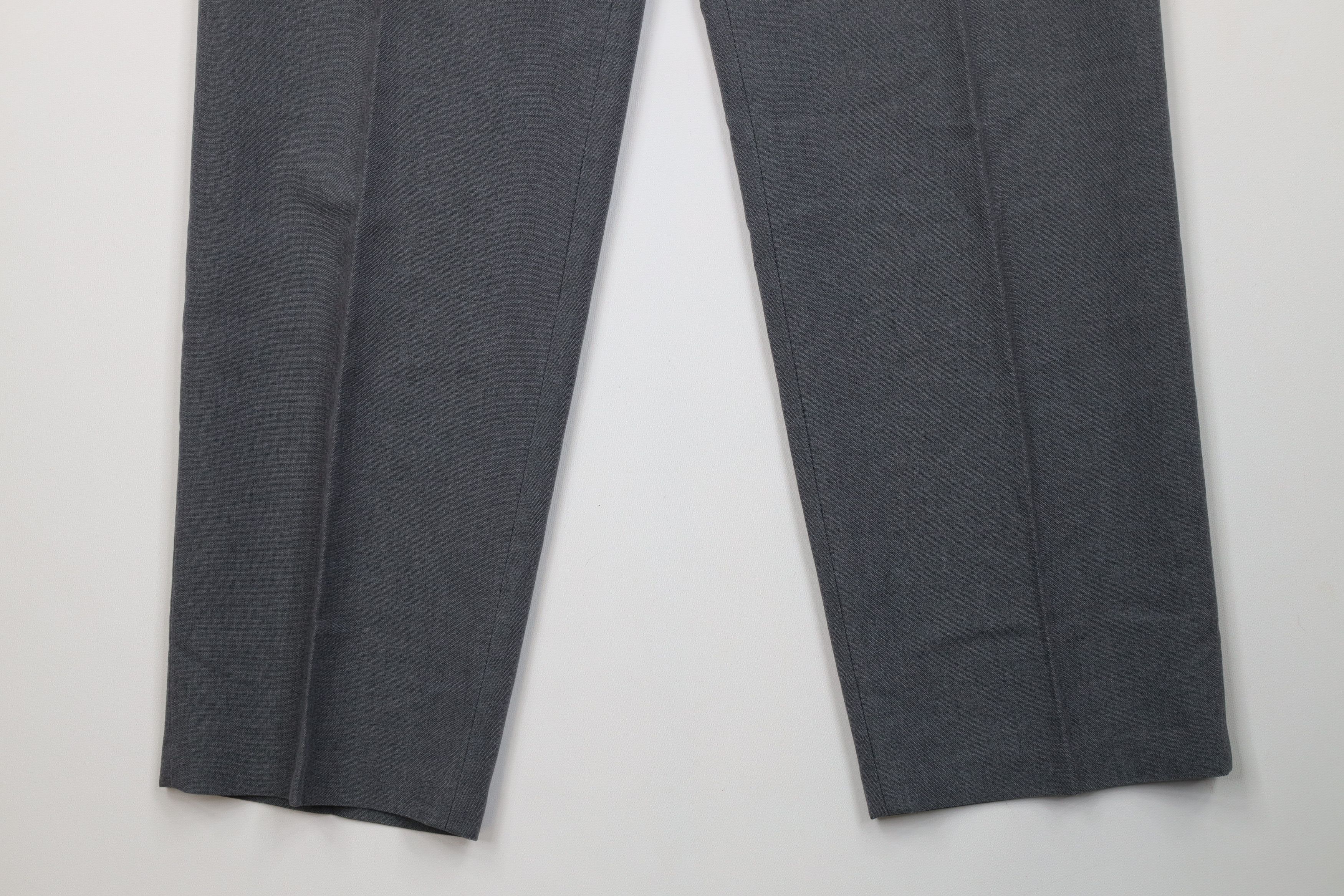 Levi's Vintage 80s 90s Levis Knit Straight Leg Chino Pants Gray USA Size US 30 / EU 46 - 4 Thumbnail