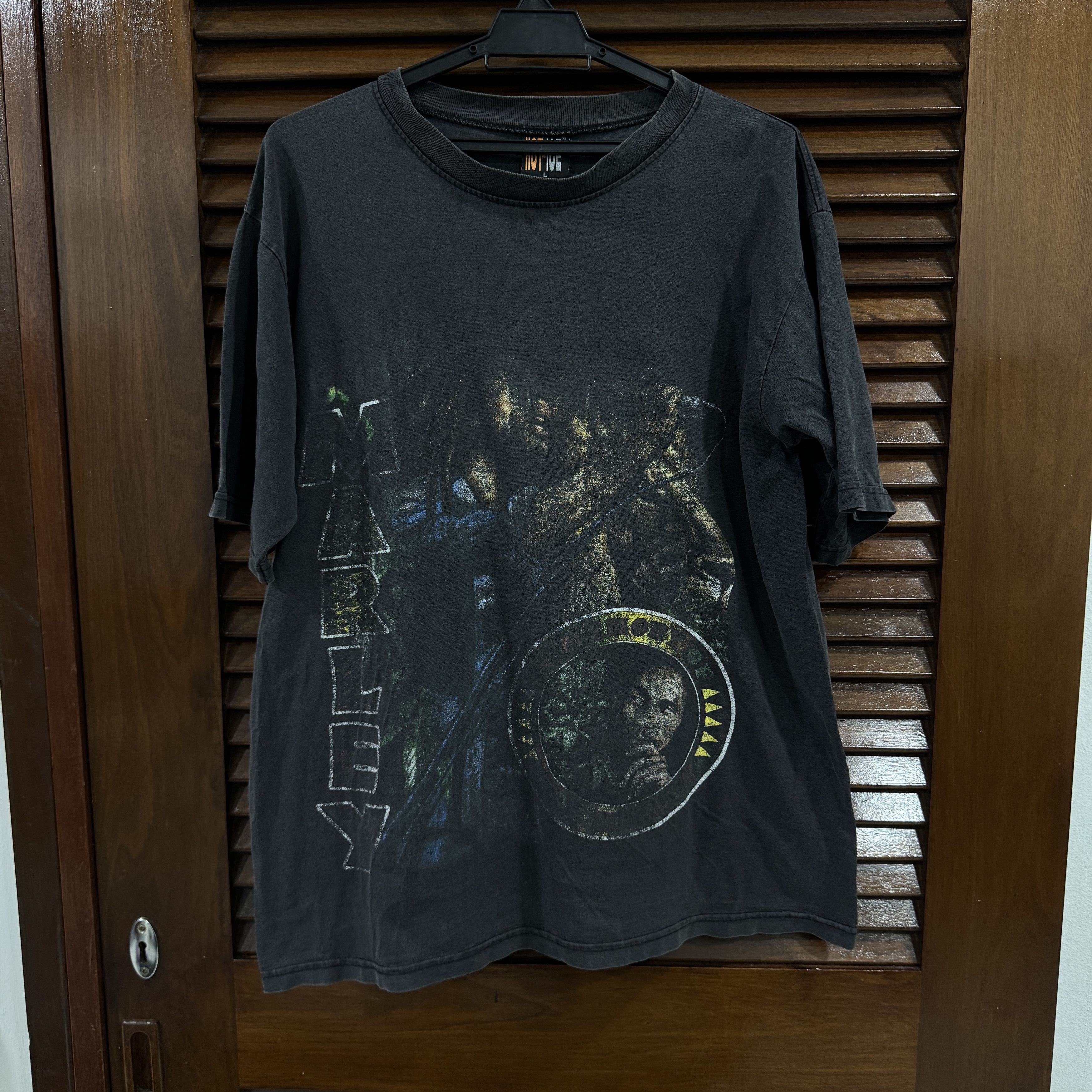 Bob Marley Late 90s/early 00s Bob Marley "Songs of Freedom" Rap Tee Size US L / EU 52-54 / 3 - 1 Thumbnail