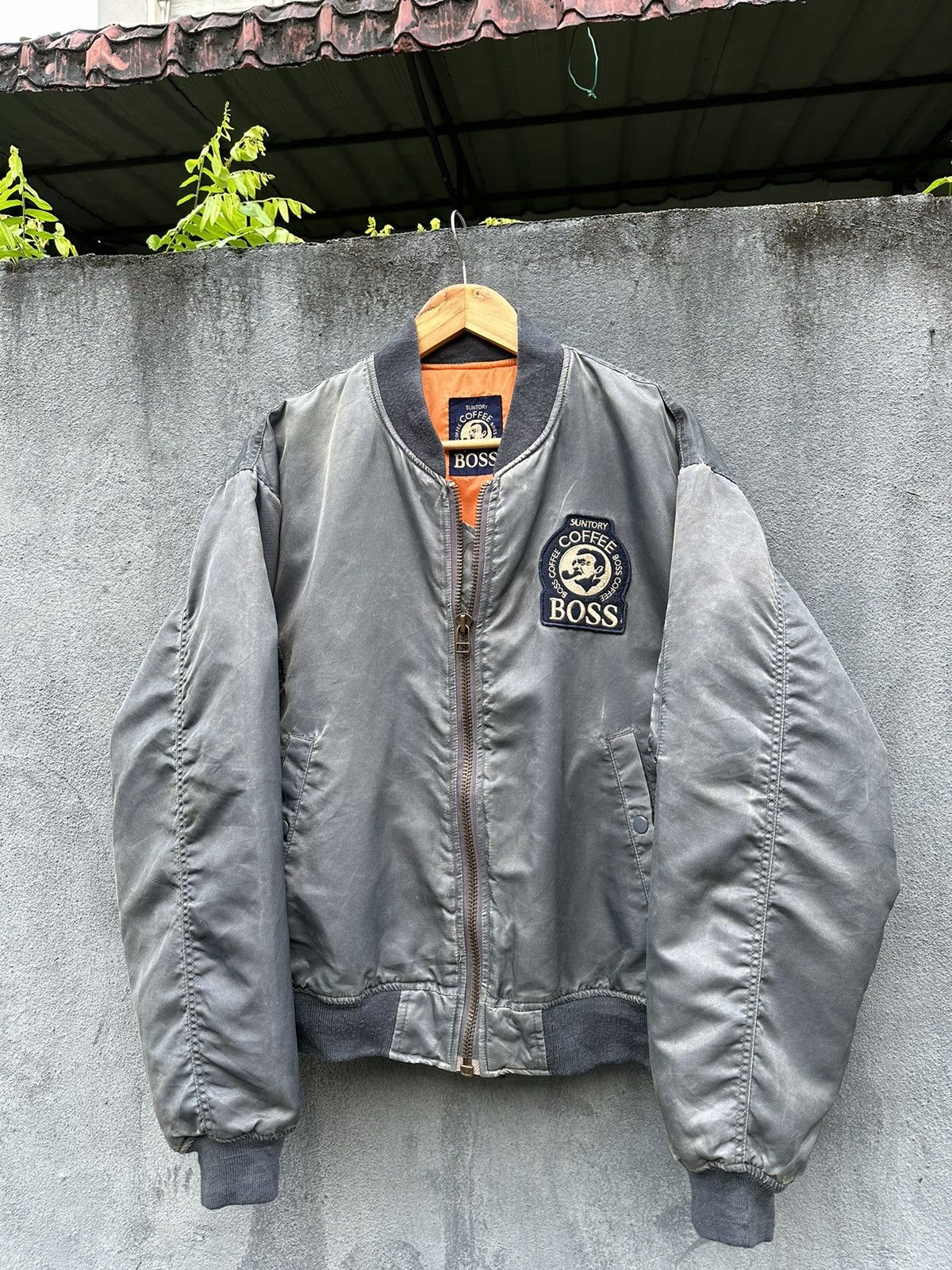Bomber Jacket × Japanese Brand × Vintage ?Vintage Faded MA-1 