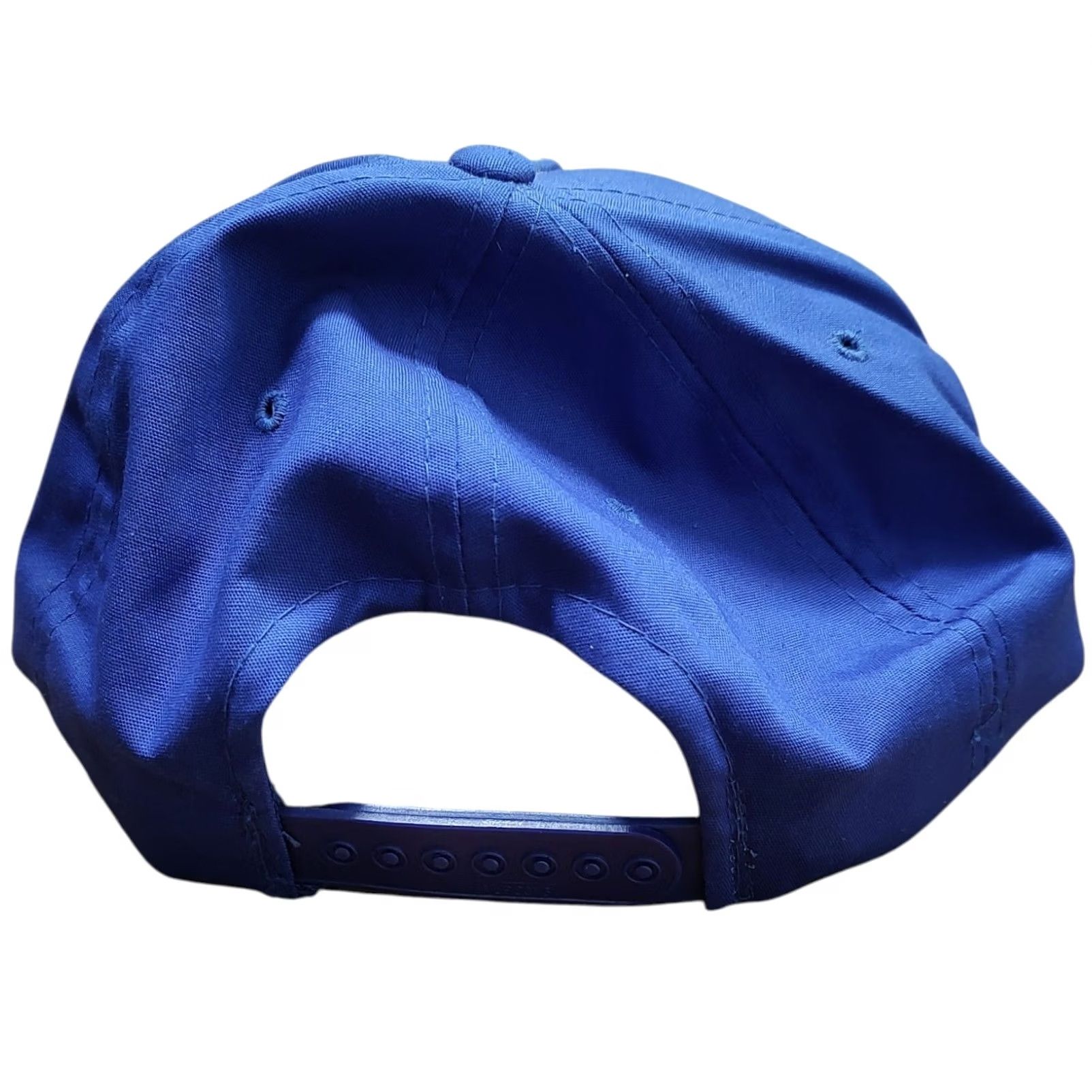 Vintage VINTAGE Roper Used Car Sales Snapback Hat Blue Minneota Minnesota 80s Mens Size ONE SIZE - 3 Thumbnail