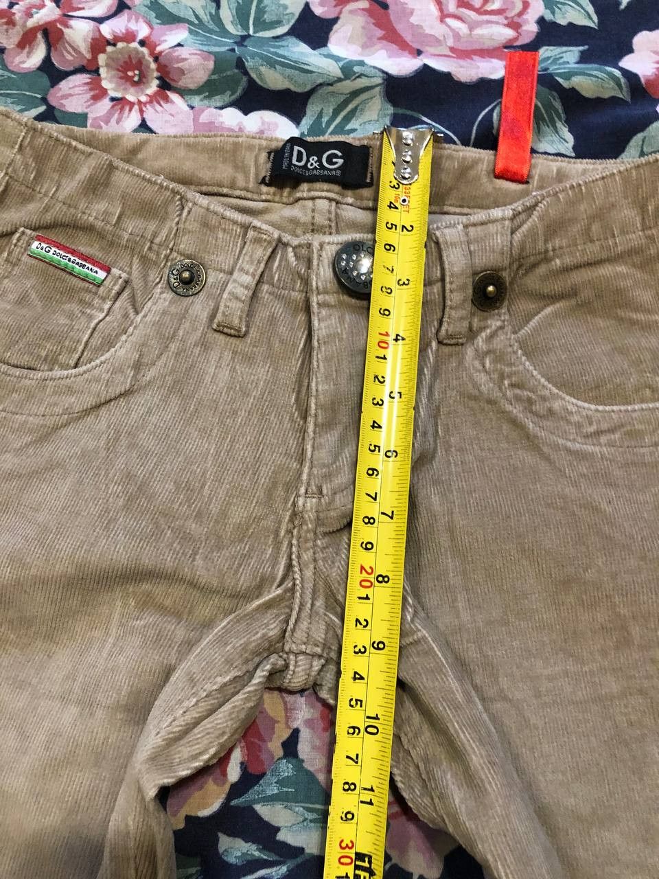Dolce & Gabbana beige jeans pants Y2K Dolce&Gabbana luxury vintage size 28 Size 28" / US 6 / IT 42 - 15 Thumbnail