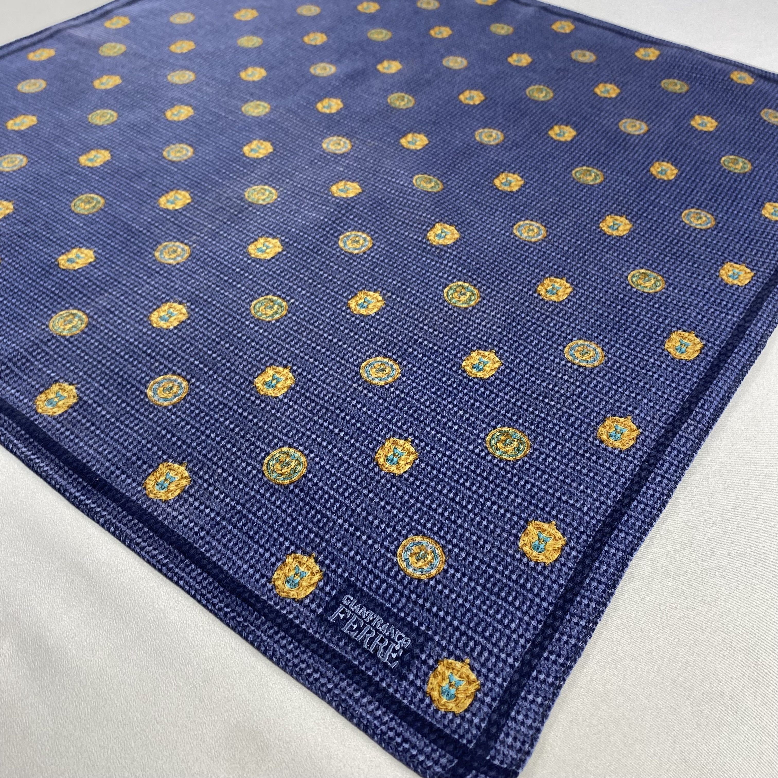 Gianfranco Ferre × Vintage Gianfranco Ferre Handkerchief / Neckerchief / Bandana-P1259 Size ONE SIZE - 2 Thumbnail