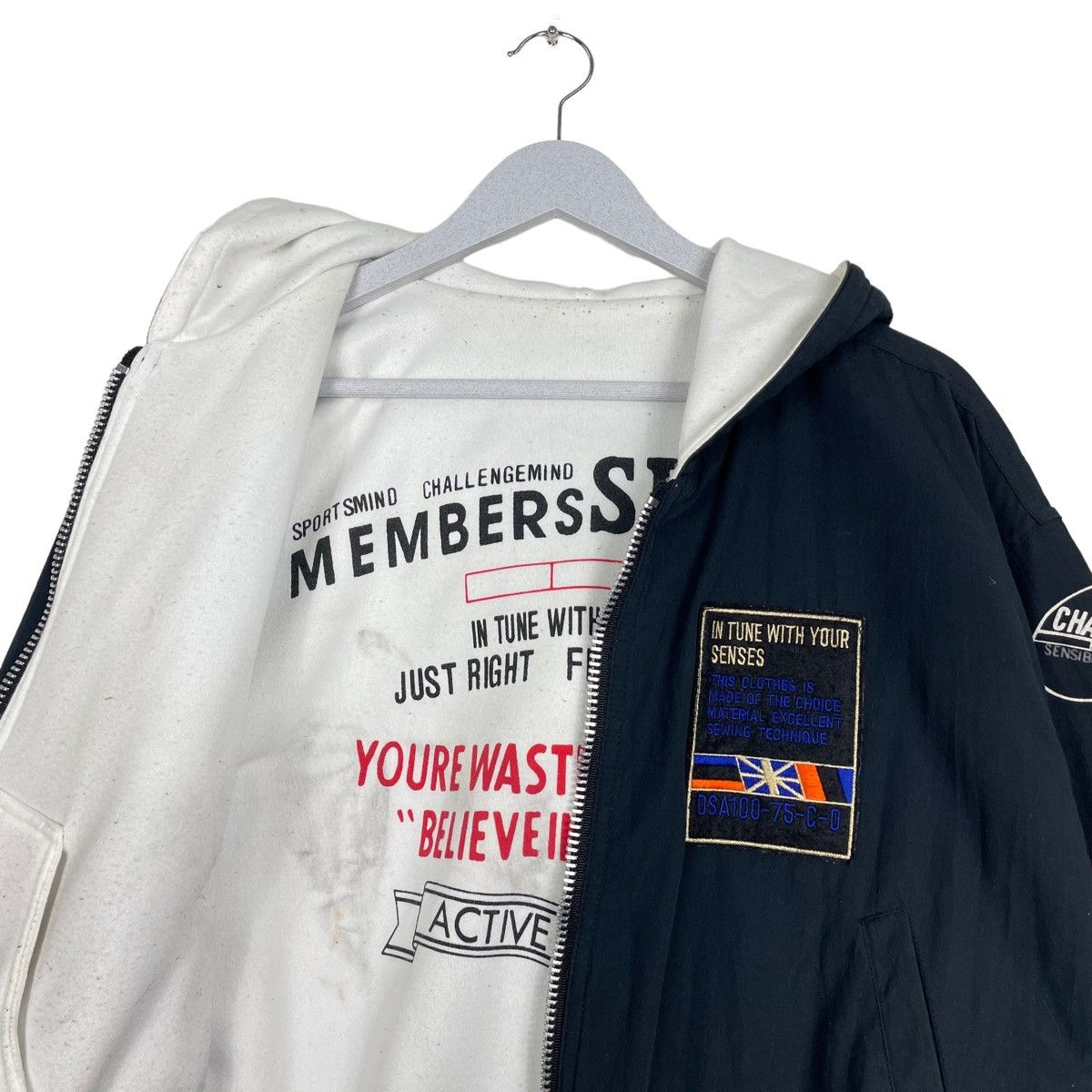 Japanese Brand × Vintage STEAL💥90s MEMBER SPORT DSA100 REVERSIBLE JACKET Size US M / EU 48-50 / 2 - 11 Thumbnail
