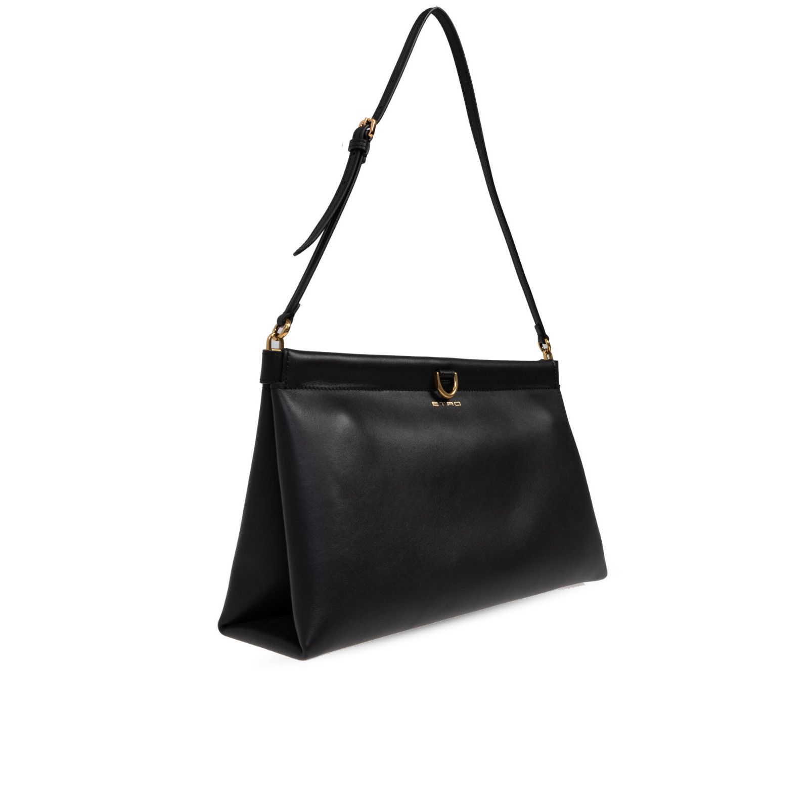 Etro ETRO Talk Medium Black Leather Shoulder Bag New And Authenti Size ONE SIZE - 3 Thumbnail