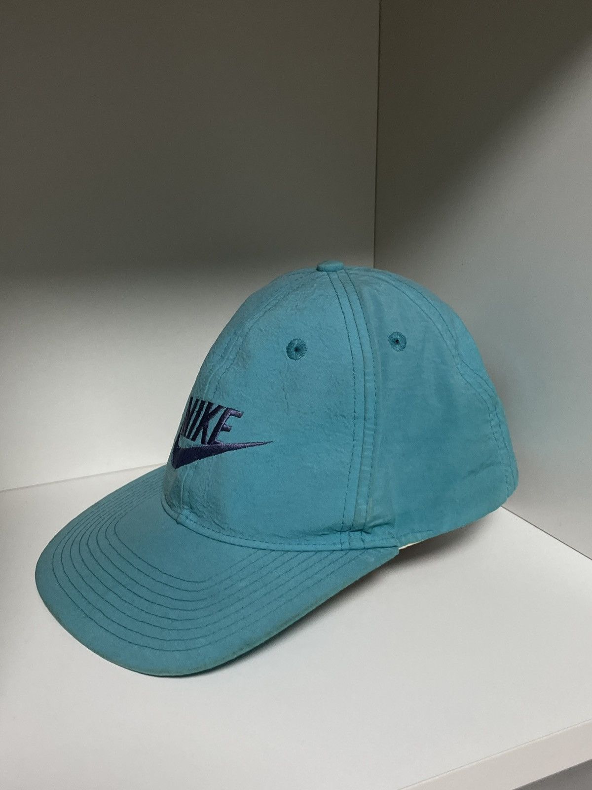 Jordan Brand × Nike × Vintage Vintage Nike Nylon Cap Made in Taiwan Hat Y2K rap USA Size ONE SIZE - 6 Thumbnail