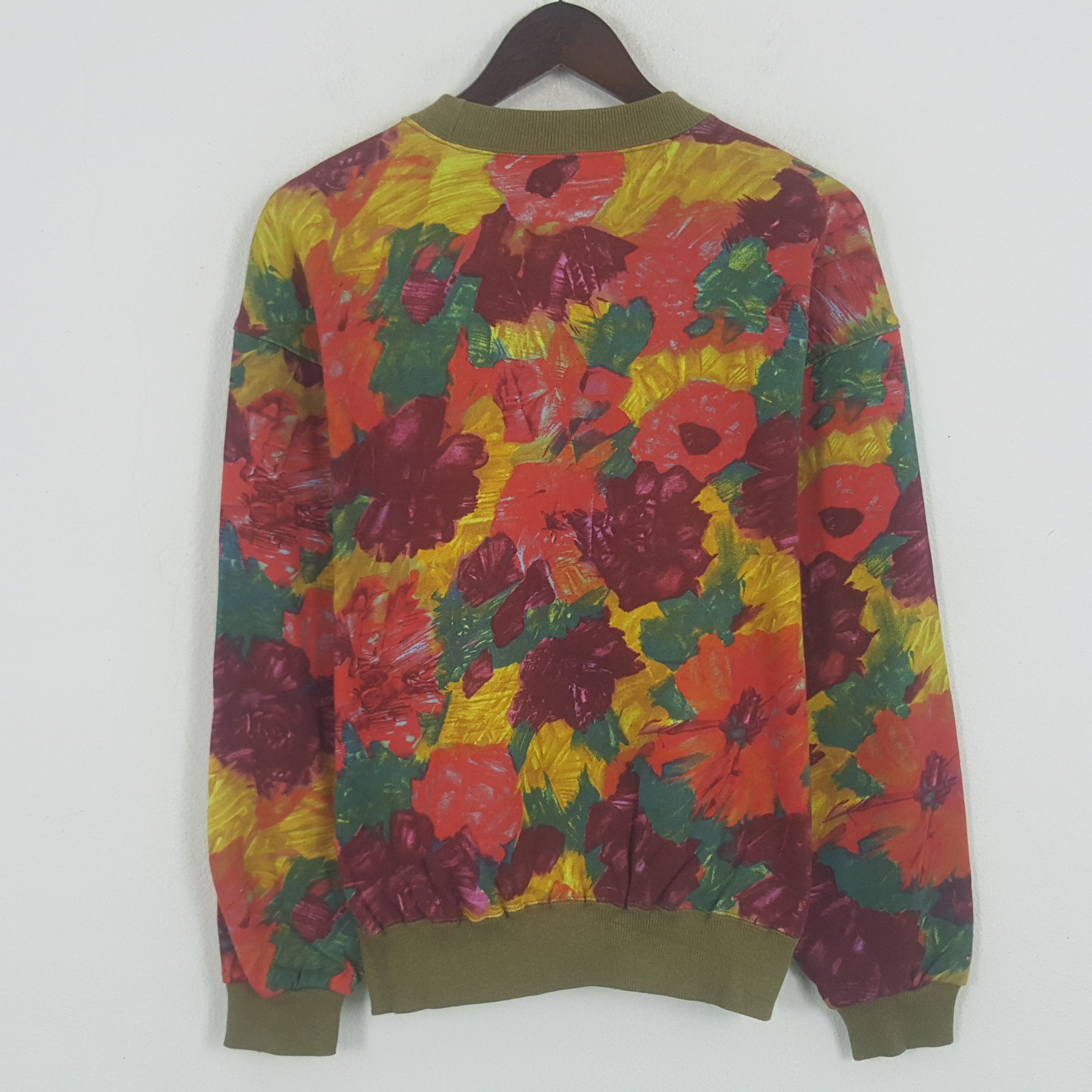 Vintage Vintage Flower Art Season Sweatshirt Size US M / EU 48-50 / 2 - 3 Thumbnail