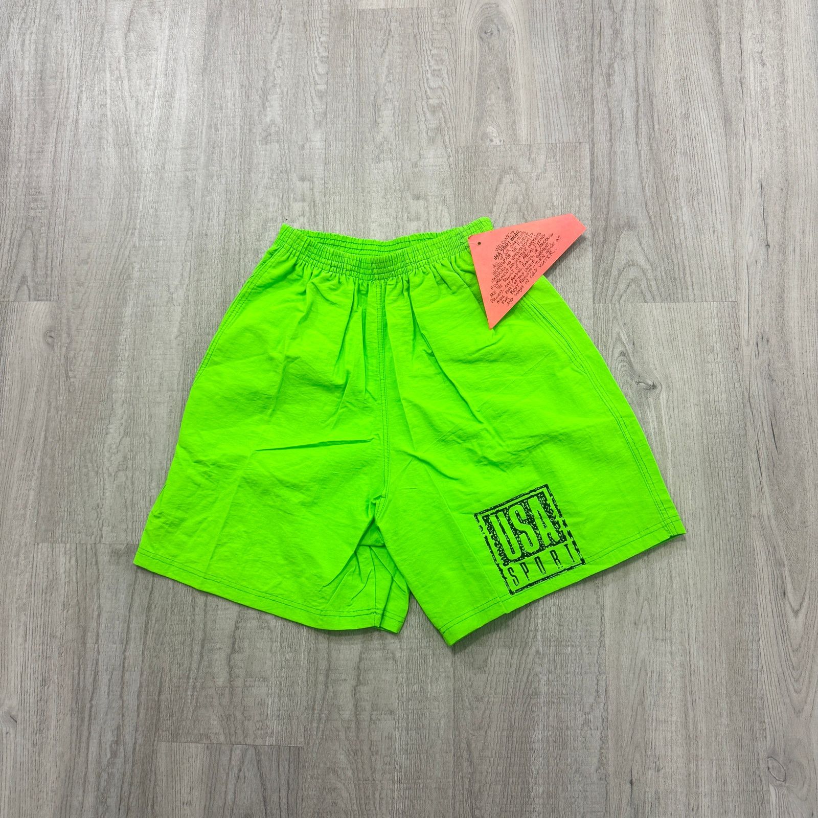 Vintage NEW Vintage USA Sport Surf Shorts Mens Small Green 80s Size US 26 / EU 42 - 1 Thumbnail