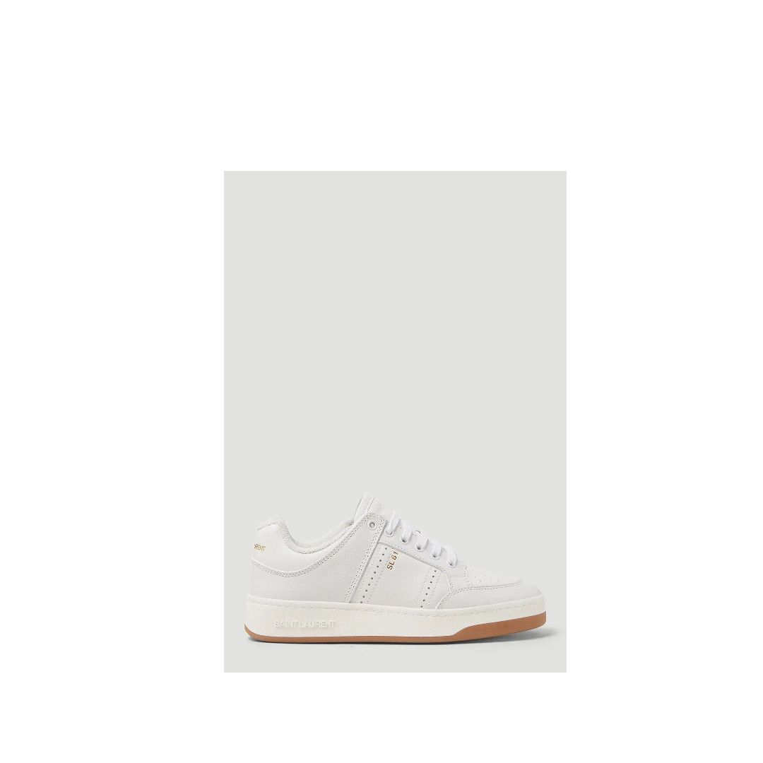 Saint Laurent Paris o1b1hav110525 SL/61 Sneakers in Perforated Leather in White Size US 9 / IT 39 - 1 Thumbnail