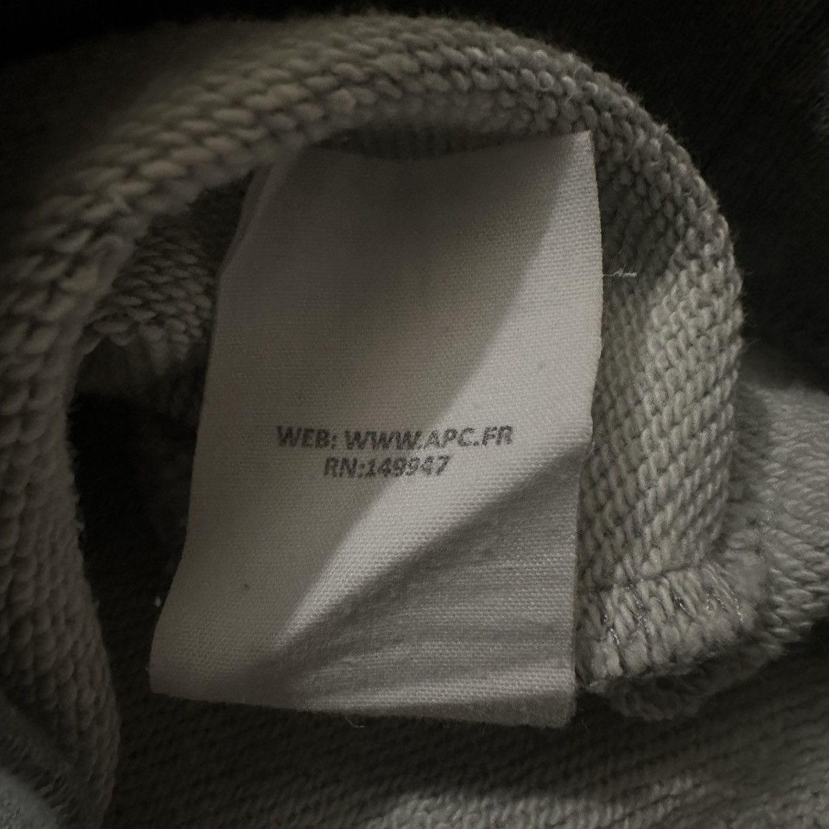A.P.C. × Designer A.P.C. Grey ‘VPC’ Sweatshirt Size US L / EU 52-54 / 3 - 9 Thumbnail