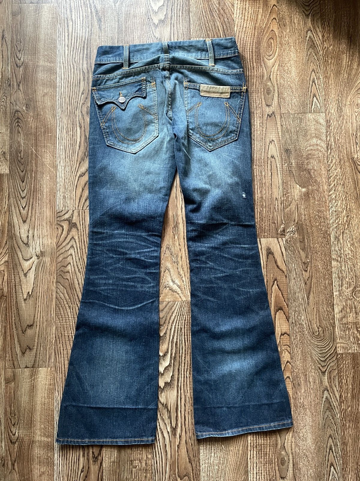 True Religion Vintage Made in U.S.A true religion Flared jeans Y2K 2000s Size 28" / US 6 / IT 42 - 2 Thumbnail