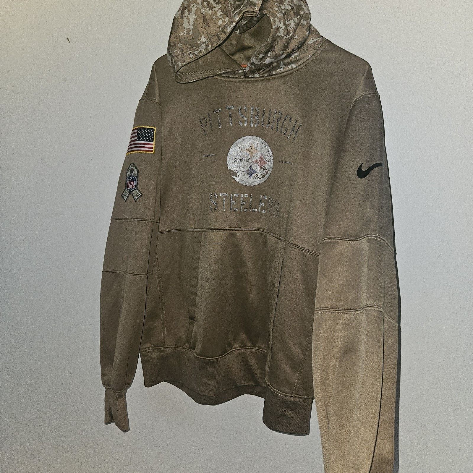 Nike Nike Pittsburgh Steelers Salute to Service Offfical NFL Camo Size US M / EU 48-50 / 2 - 1 Thumbnail