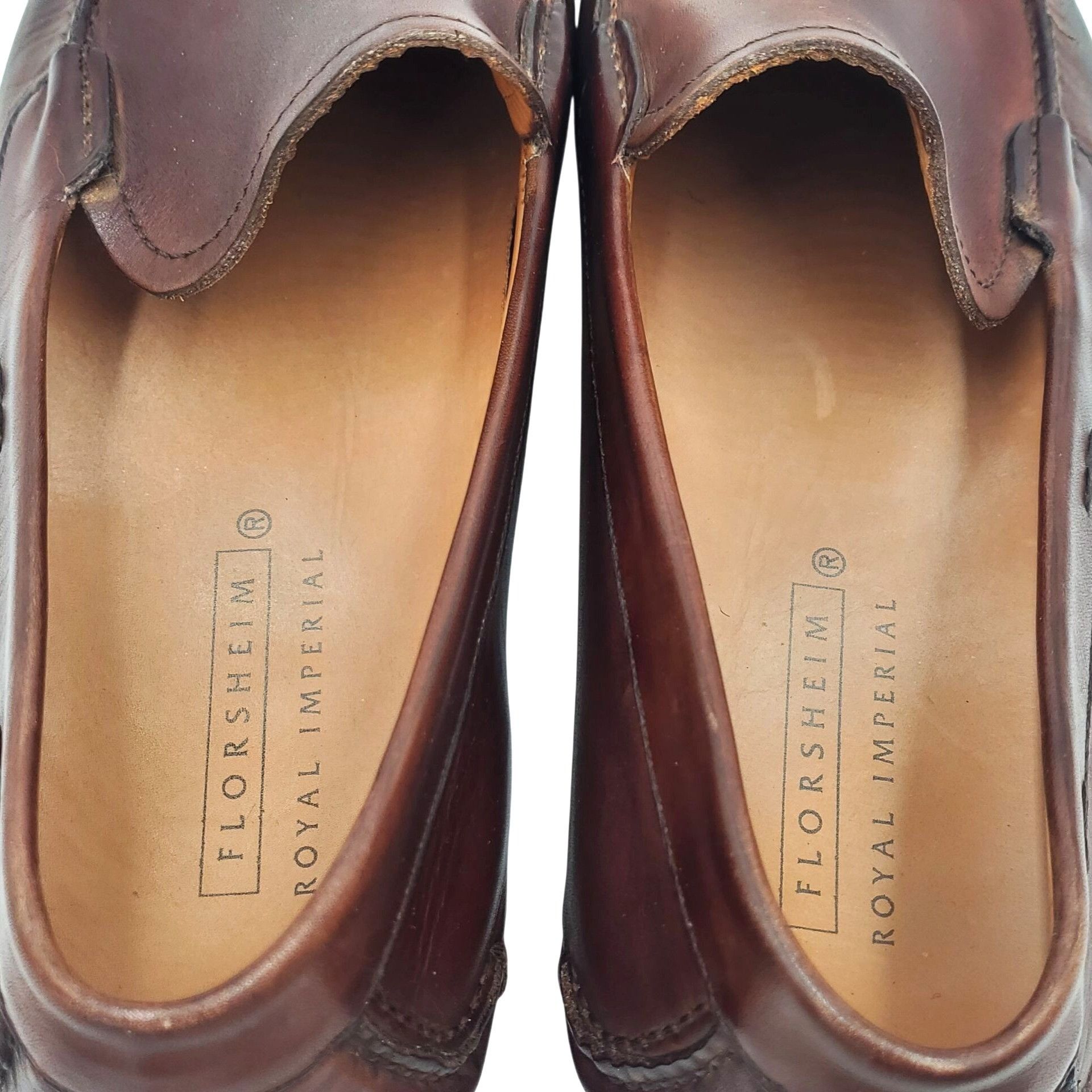 Florsheim Florsheim Men's size 10 Brown Leather Slip-On Casual Driving Size US 10 / EU 43 - 10 Thumbnail