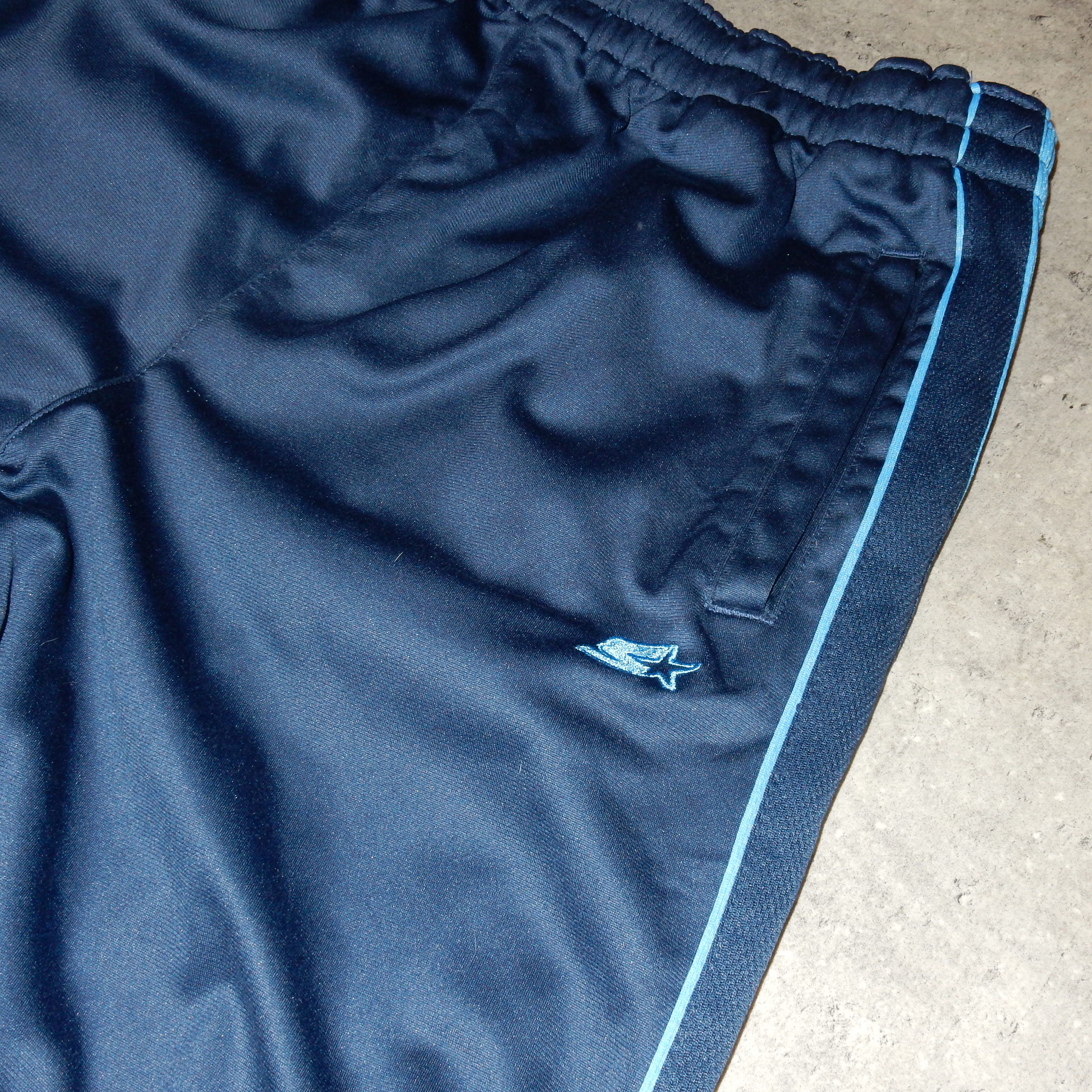 Starter × Vintage Starter vintage college baggy navy track pants - S Size US 30 / EU 46 - 3 Thumbnail