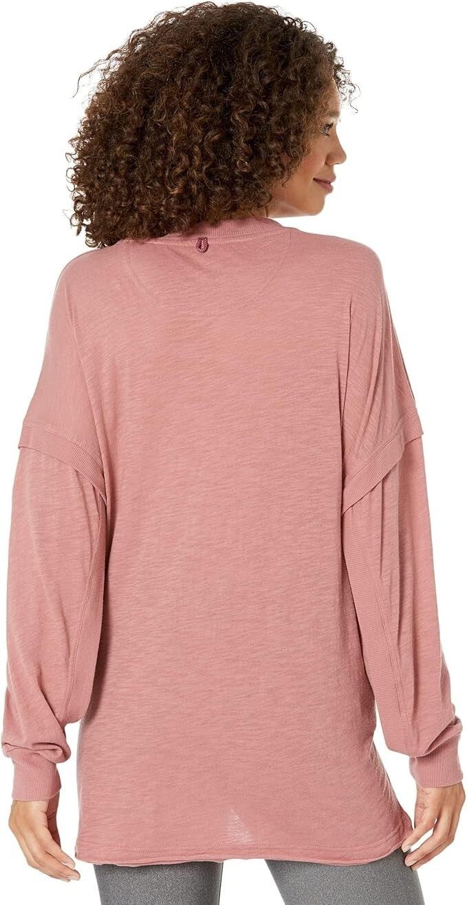 Free People Free People One Up Long Sleeve Top Mauve Merlot ( M ) Size XL / US 12-14 / IT 48-50 - 3 Thumbnail