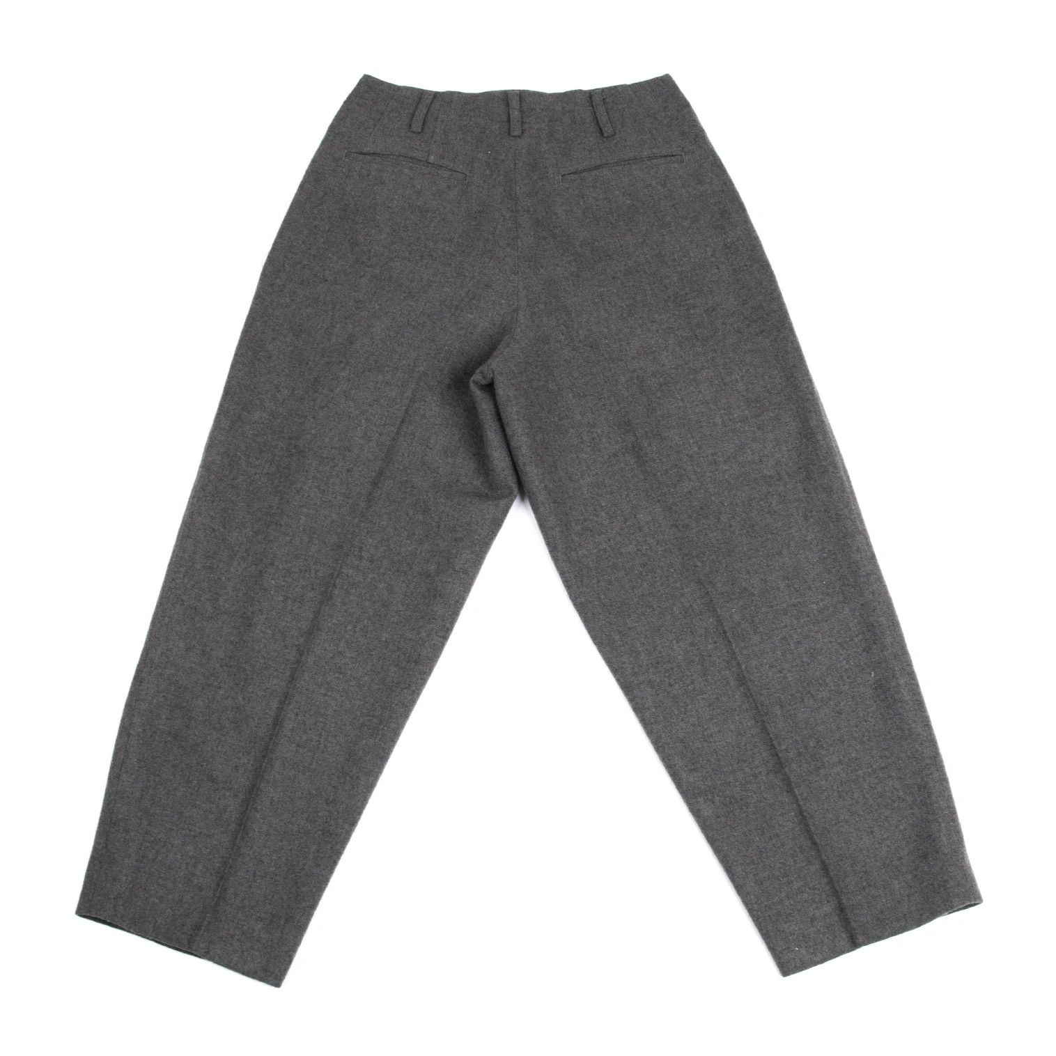 Yohji Yamamoto Yohji Yamamoto Felt Wool Tapered Pants Size US 36 / EU 52 - 10 Thumbnail