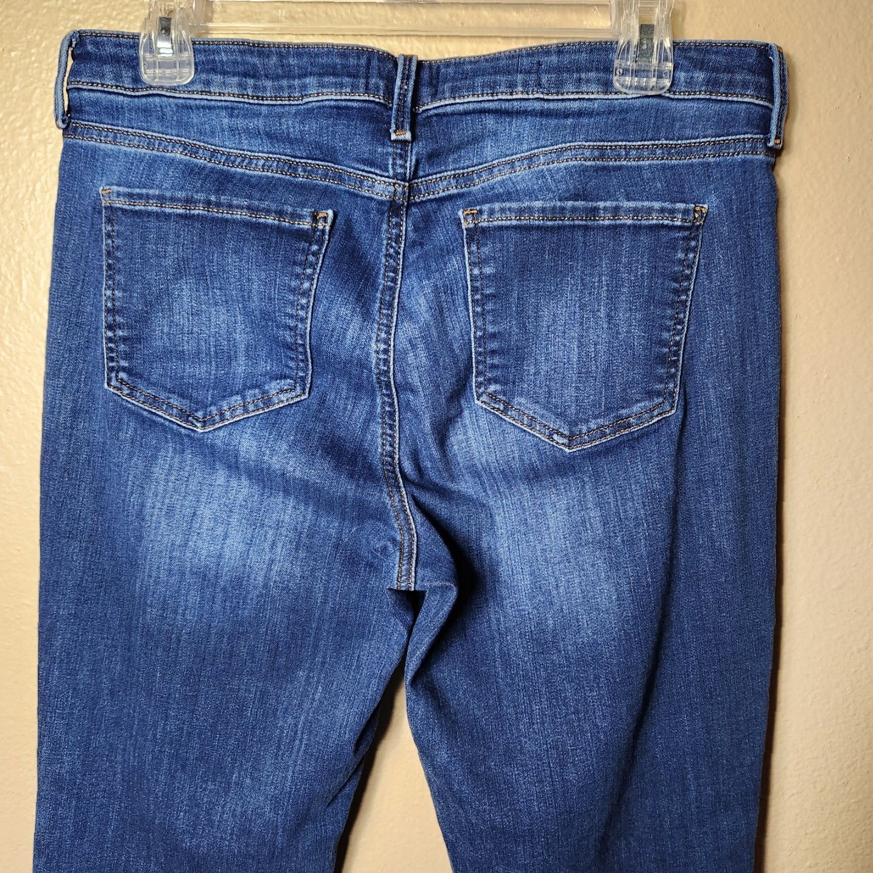 NYDJ NYDJ Barbara Bootcut Lift Tuck High Rise Jeans-Size 10 Womens Blue Denim Stretch Pockets Shaping Regular Rise Hairline? Size 32" / US 10 / IT 46 - 6 Thumbnail