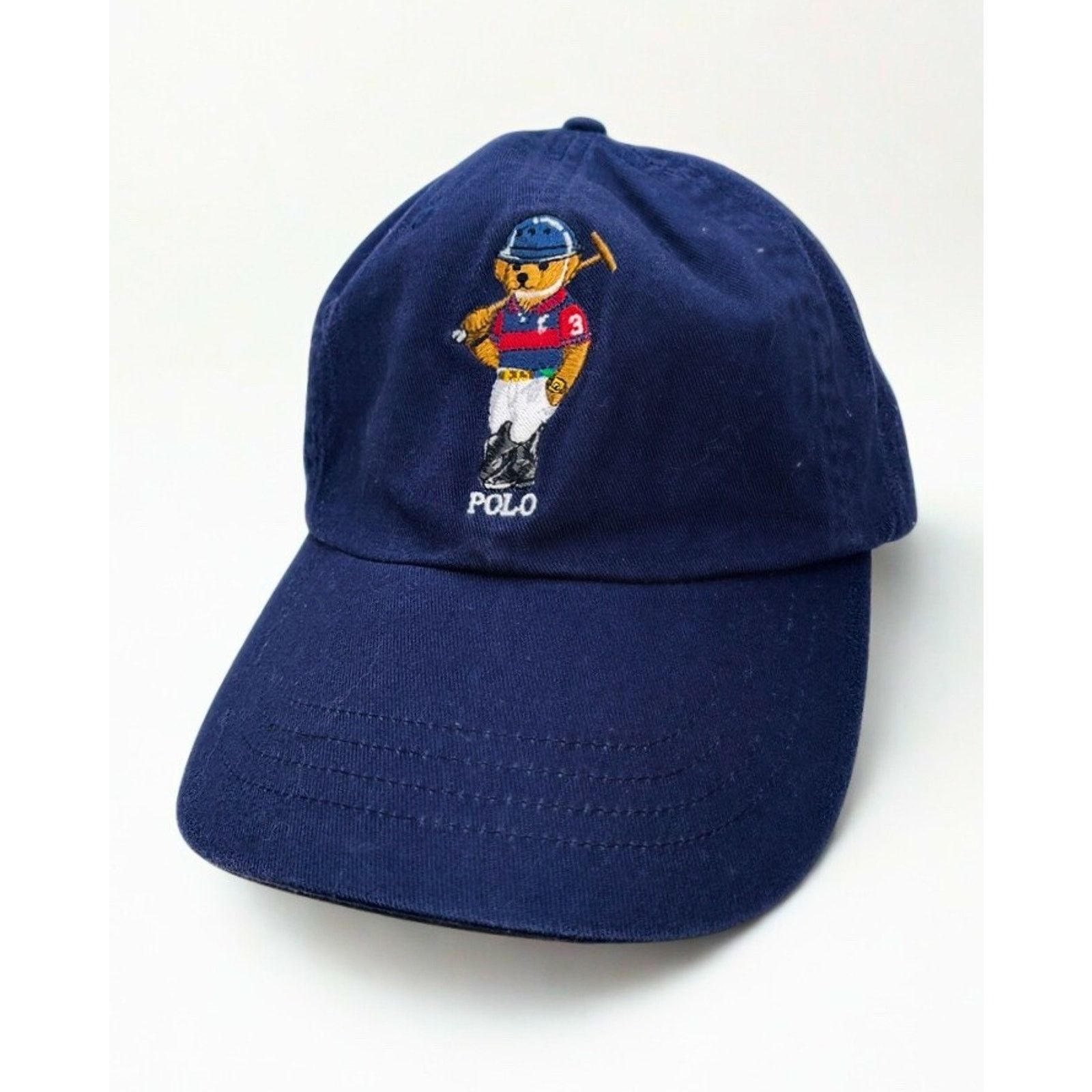 Polo Ralph Lauren Polo Ralph Lauren Polo Bear Baseball Hat Leather Strap Size ONE SIZE - 6 Thumbnail
