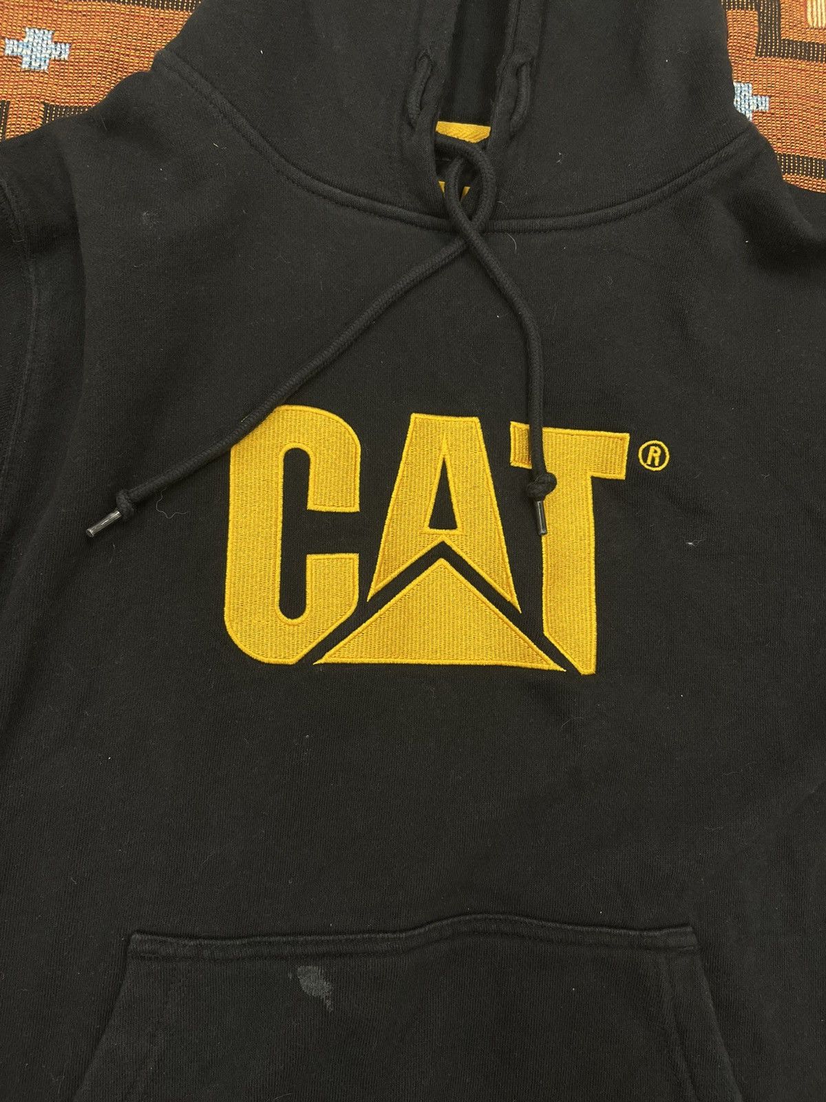 Caterpillar × Vintage CAT HOODIE EMBROIDED Y2K Size US M / EU 48-50 / 2 - 3 Thumbnail