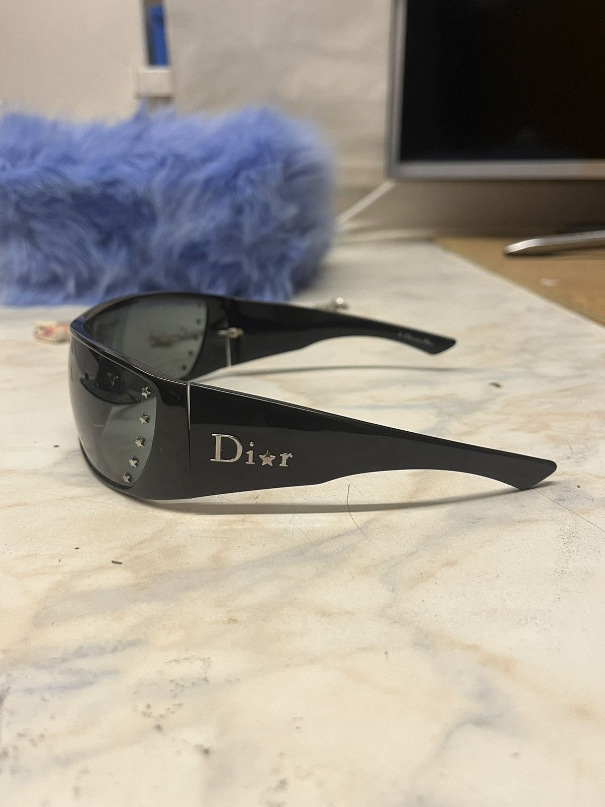 Dior × John Galliano Dior Biker Mask Star Sunglasses John Galliano 
