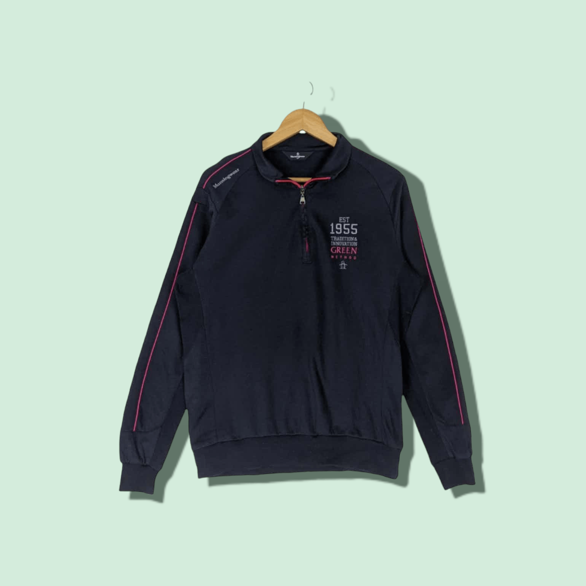 Japanese Brand MUNSINGWEAR Sportswear Tennis Jumper Sweatshirt Size US L / EU 52-54 / 3 - 1 Thumbnail