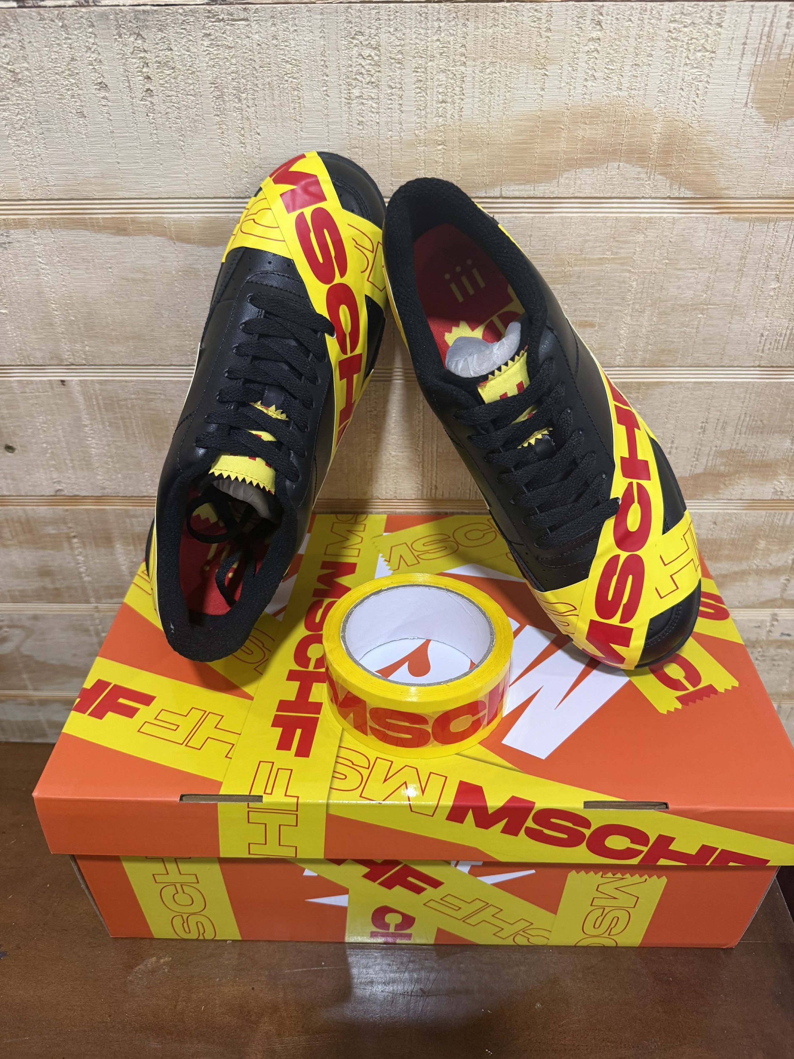MSCHF MSCHF Super Normal 2 Inverted Tape Sneaker w Box Size US 6 / EU 39 - 1 Thumbnail