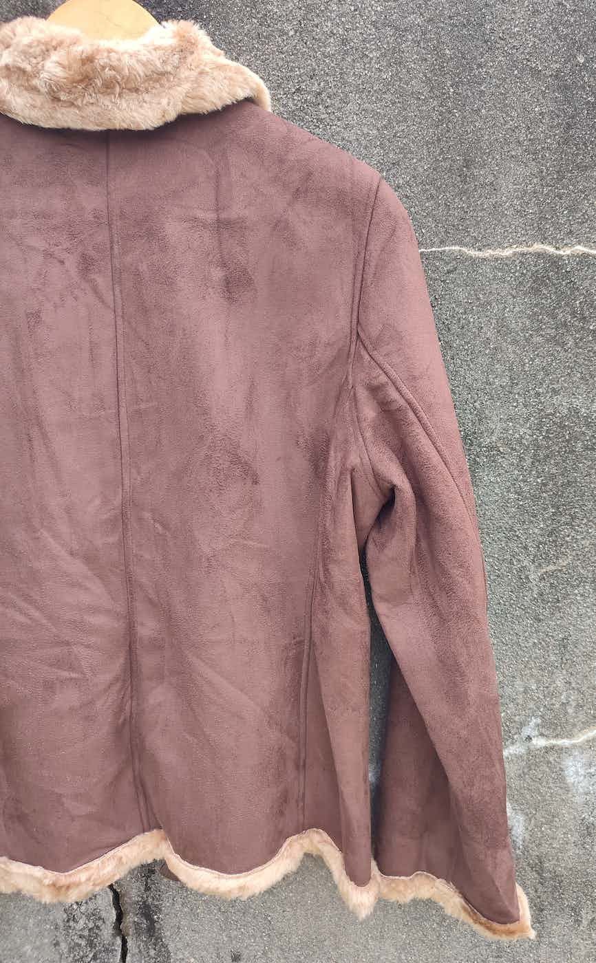 Designer × Japanese Brand Vintage First Bell Faux Shearling Zip Jacket (Japan) Size US M / EU 48-50 / 2 - 8 Thumbnail