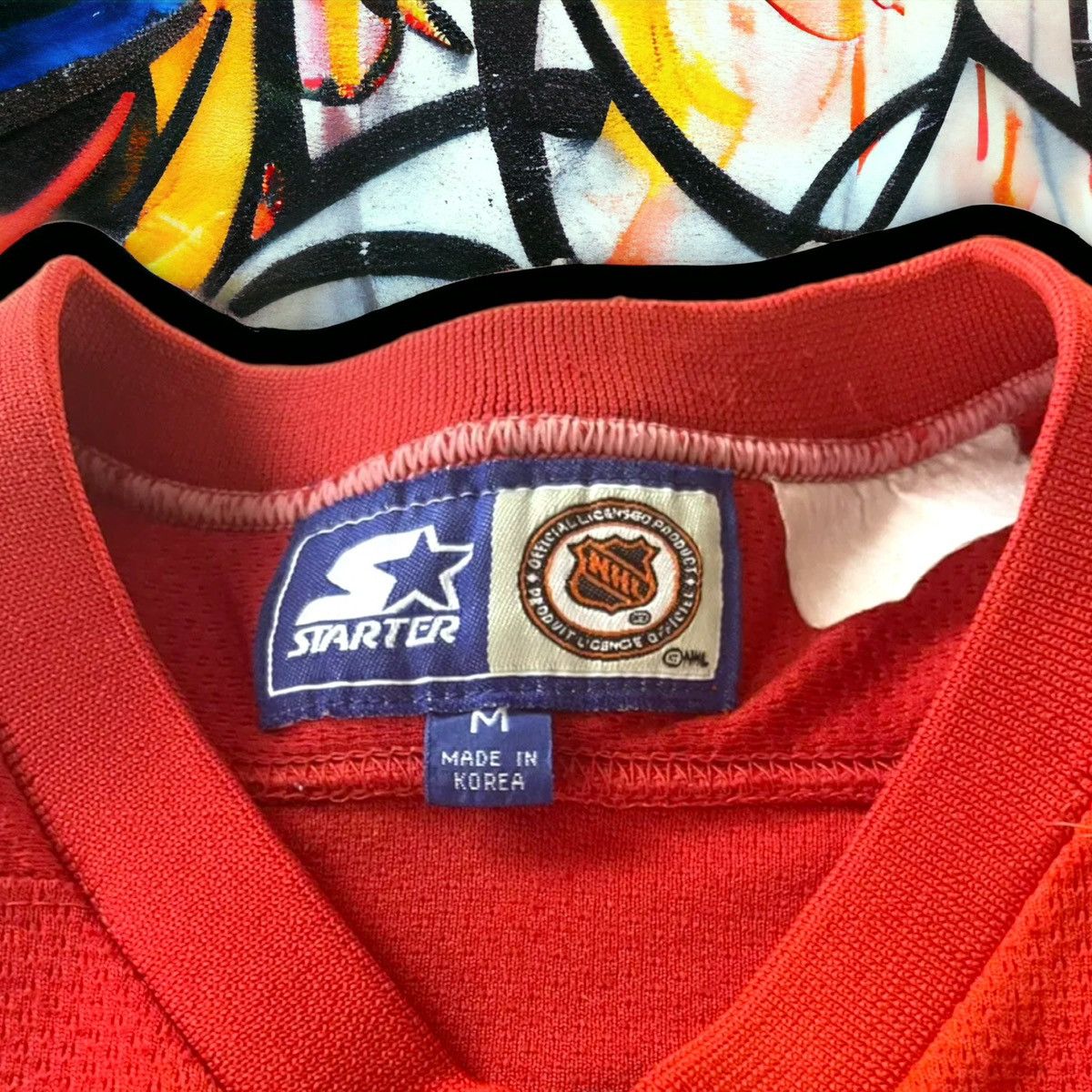 NHL × Starter × Vintage 💎Vintage💎 90’s Detroit Red Wings 🪽🥅 Starter ⭐️ 🏒 Jersey Size US M / EU 48-50 / 2 - 2 Thumbnail