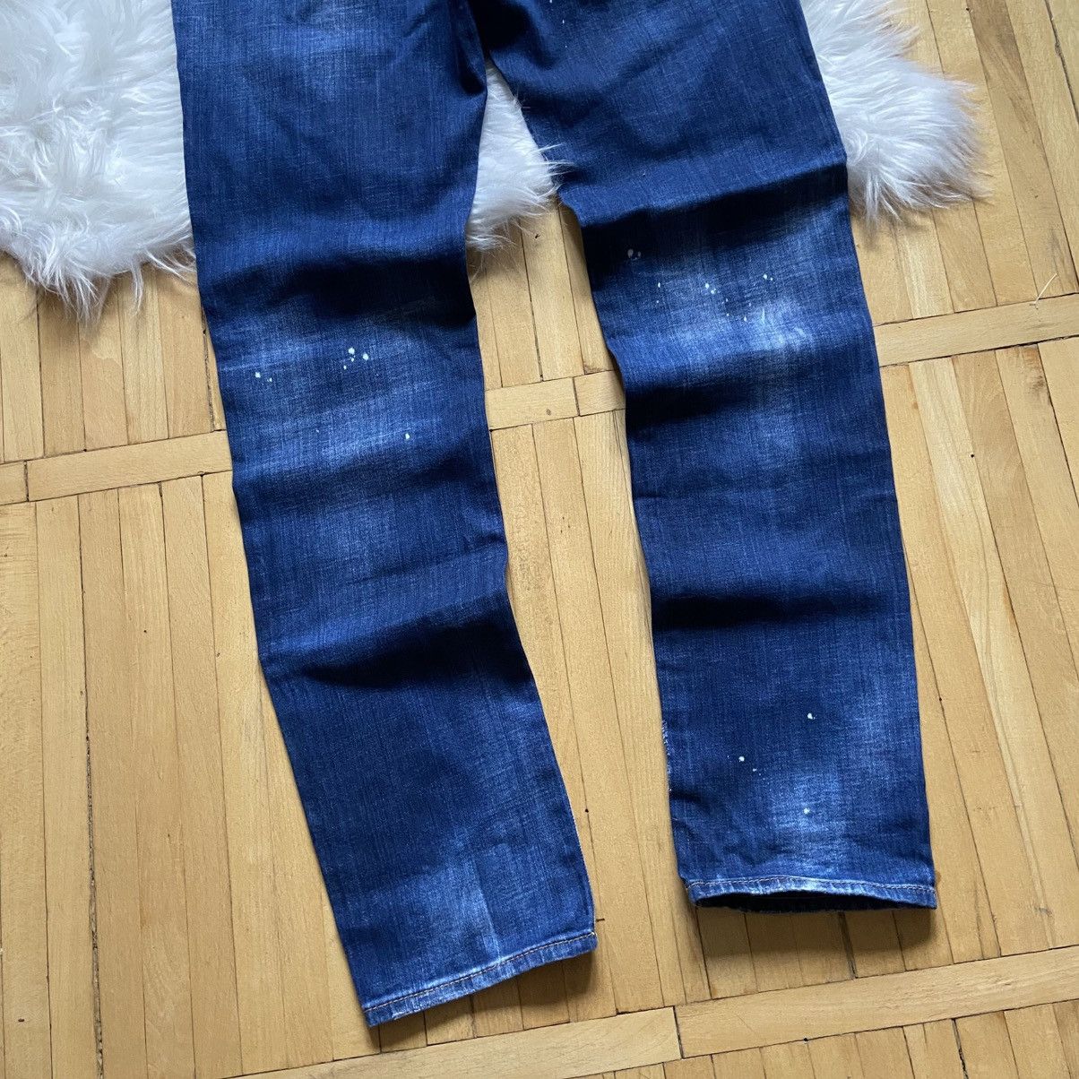 Dsquared2 📌 Crazy Dsquared2 Slim Fit Distressed Jeans Mens 32 Size US 32 / EU 48 - 5 Thumbnail