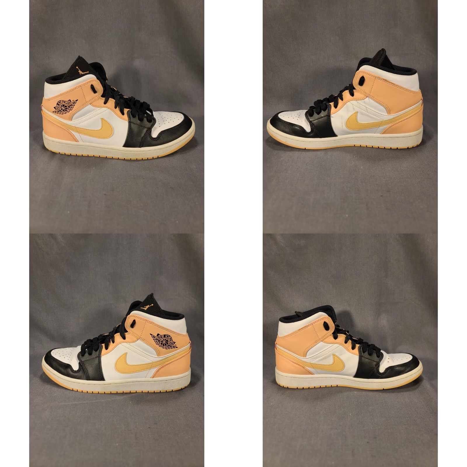 Jordan Brand Air Jordan 1 Mid 554724-133 Mens 9 Artic Orange Shirt Sneaker Basketball Shoes Size US 9 / EU 42 - 8 Thumbnail