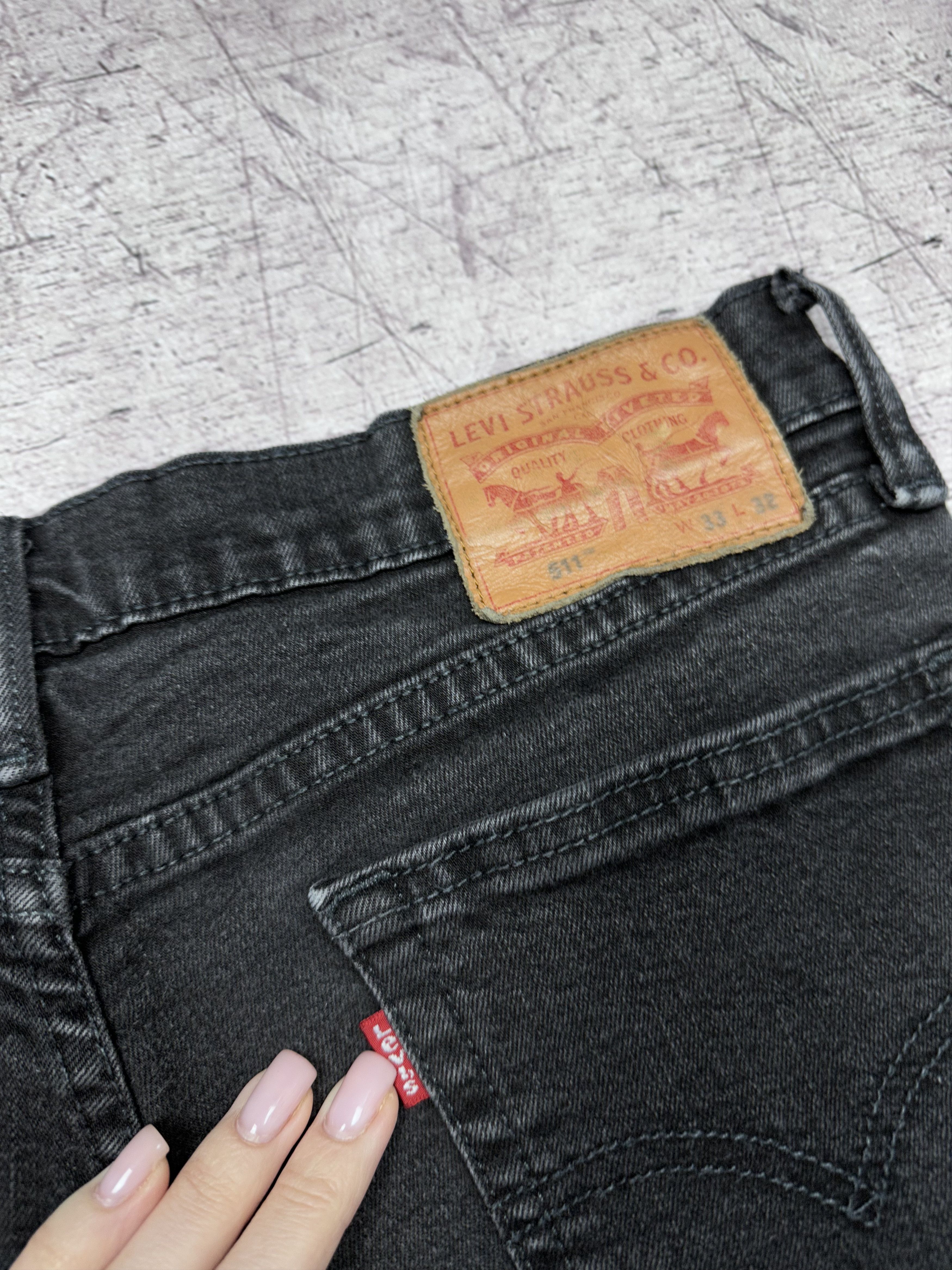 Levi's × Levi's Vintage Clothing Levis 511 Vintage Mens Denim Pants Y2K Jeans Size US 33 - 2 Thumbnail