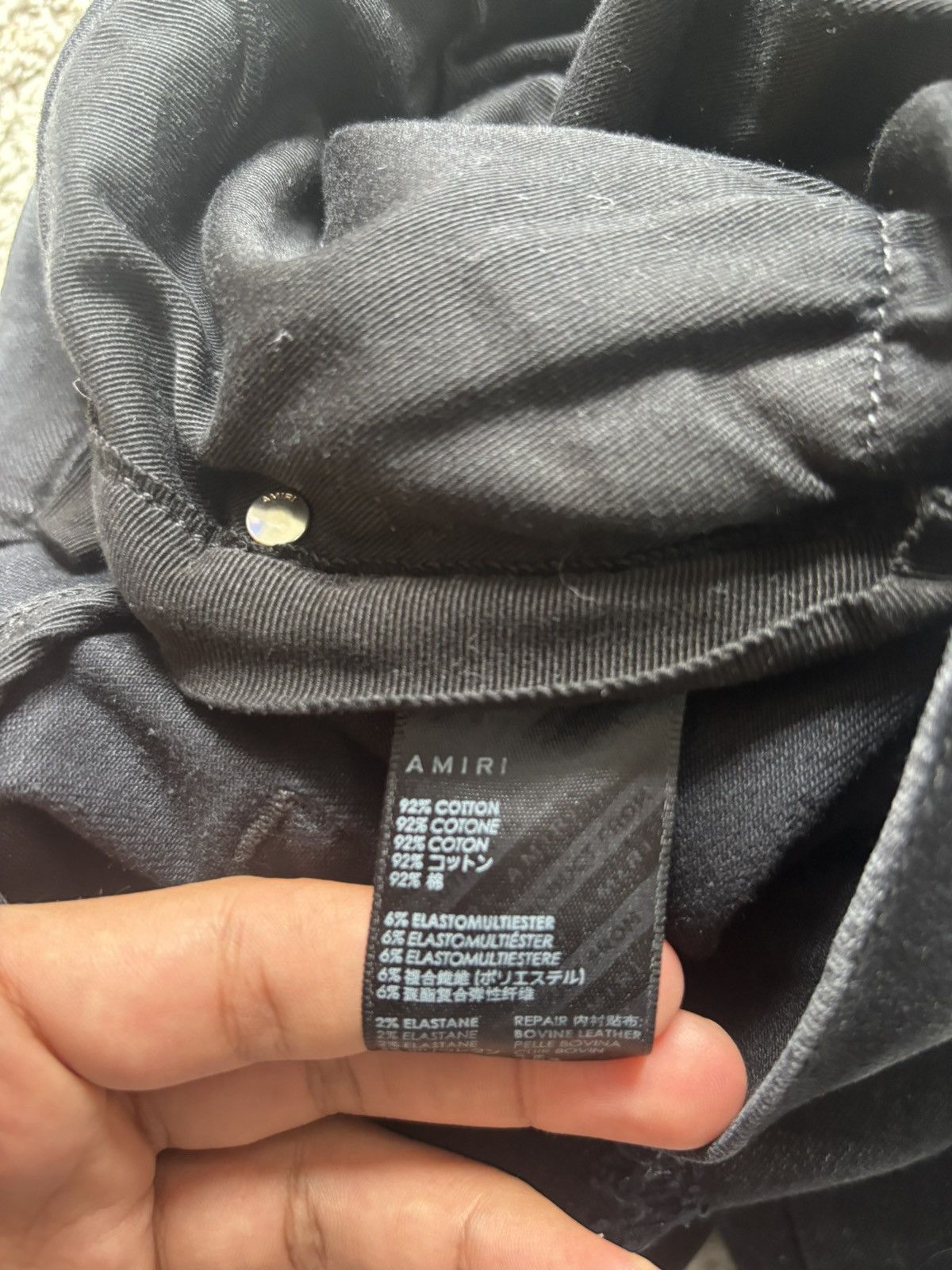 Amiri Amiri MX1 “Blue Cracked” Jeans Size US 36 / EU 52 - 5 Thumbnail