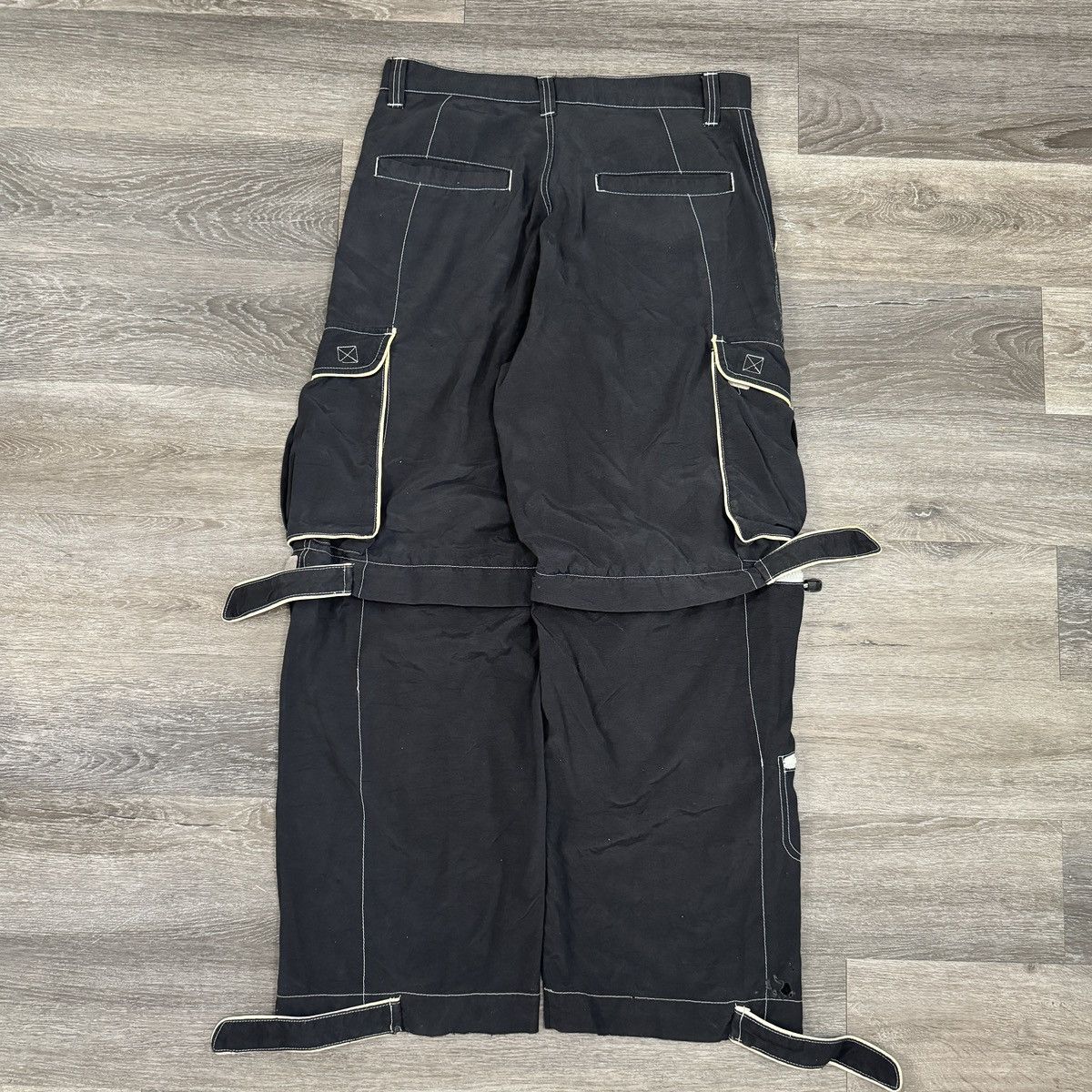 JNCO × Tripp NYC × Vintage Rare Vintage Macgear Rave wear baggy wide leg cargo zip off Size US 34 / EU 50 - 10 Thumbnail