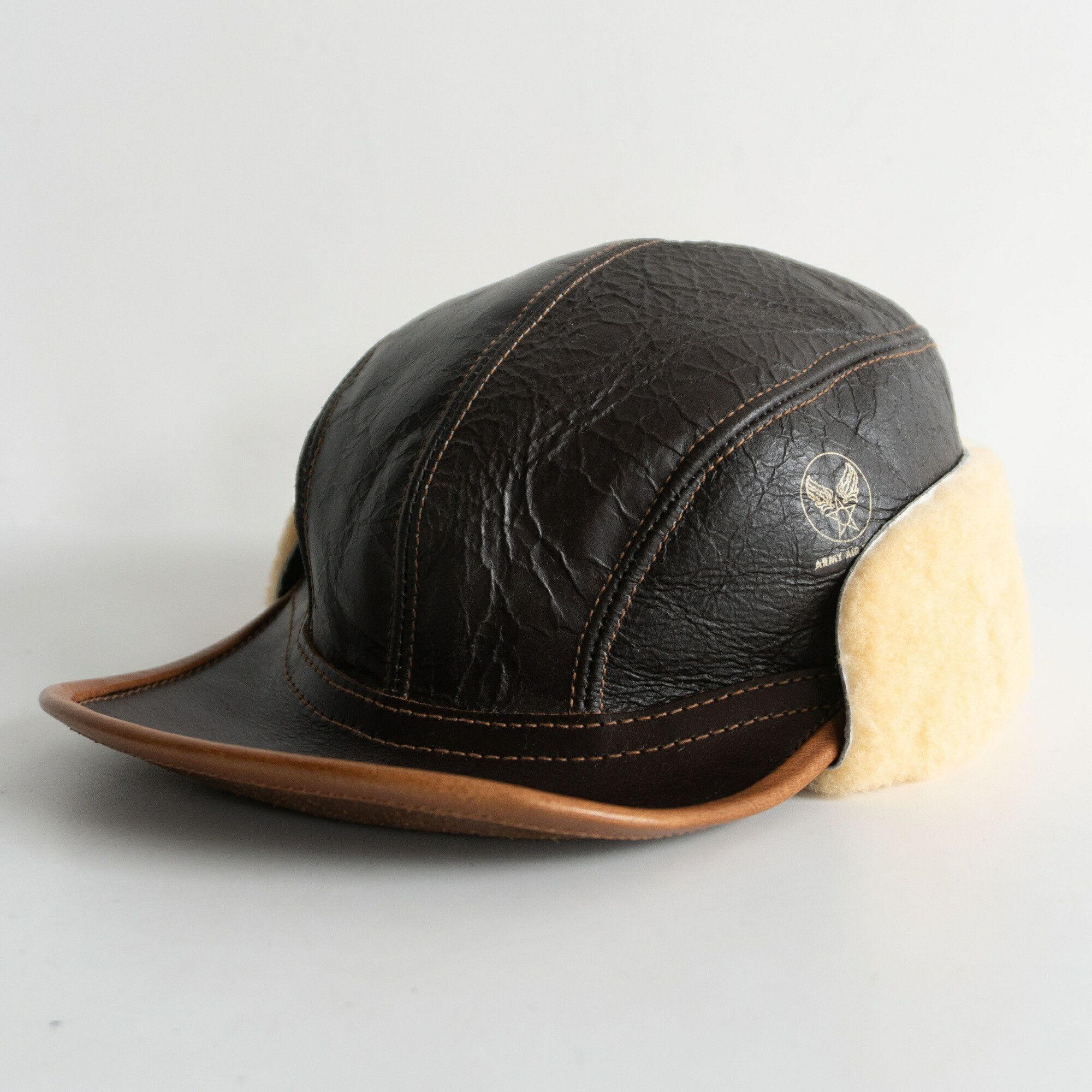 Vintage EASTMAN B-2 Shearling Flight Cap Hat Size 7 Size ONE SIZE - 1 Thumbnail