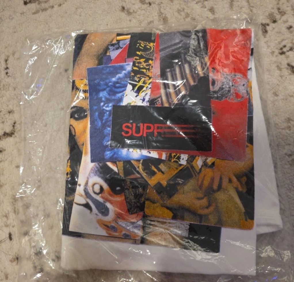 Supreme SUPREME STACK TEE- WHITE 100% AUTHENTIC/ BRAND NEW Size US L / EU 52-54 / 3 - 1 Thumbnail