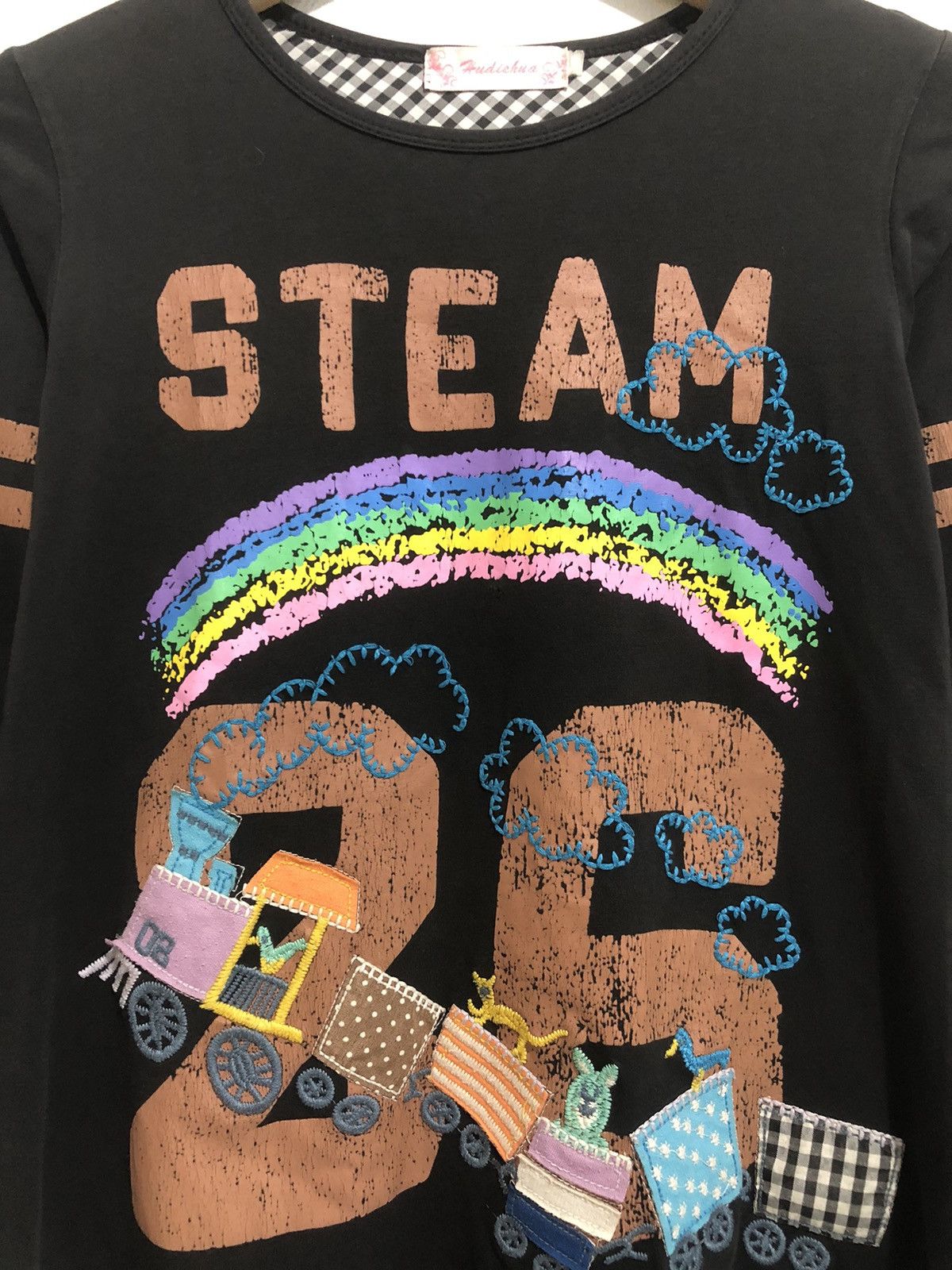 If Six Was Nine Distressed Gothc Poem Patchwork Rock Punk Style Size US M / EU 48-50 / 2 - 6 Thumbnail