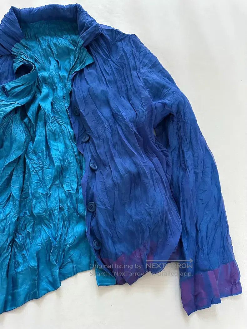 Issey Miyake Issey Miyake Blue Skirt Size 25" / US 0 / IT 36 - 9 Thumbnail