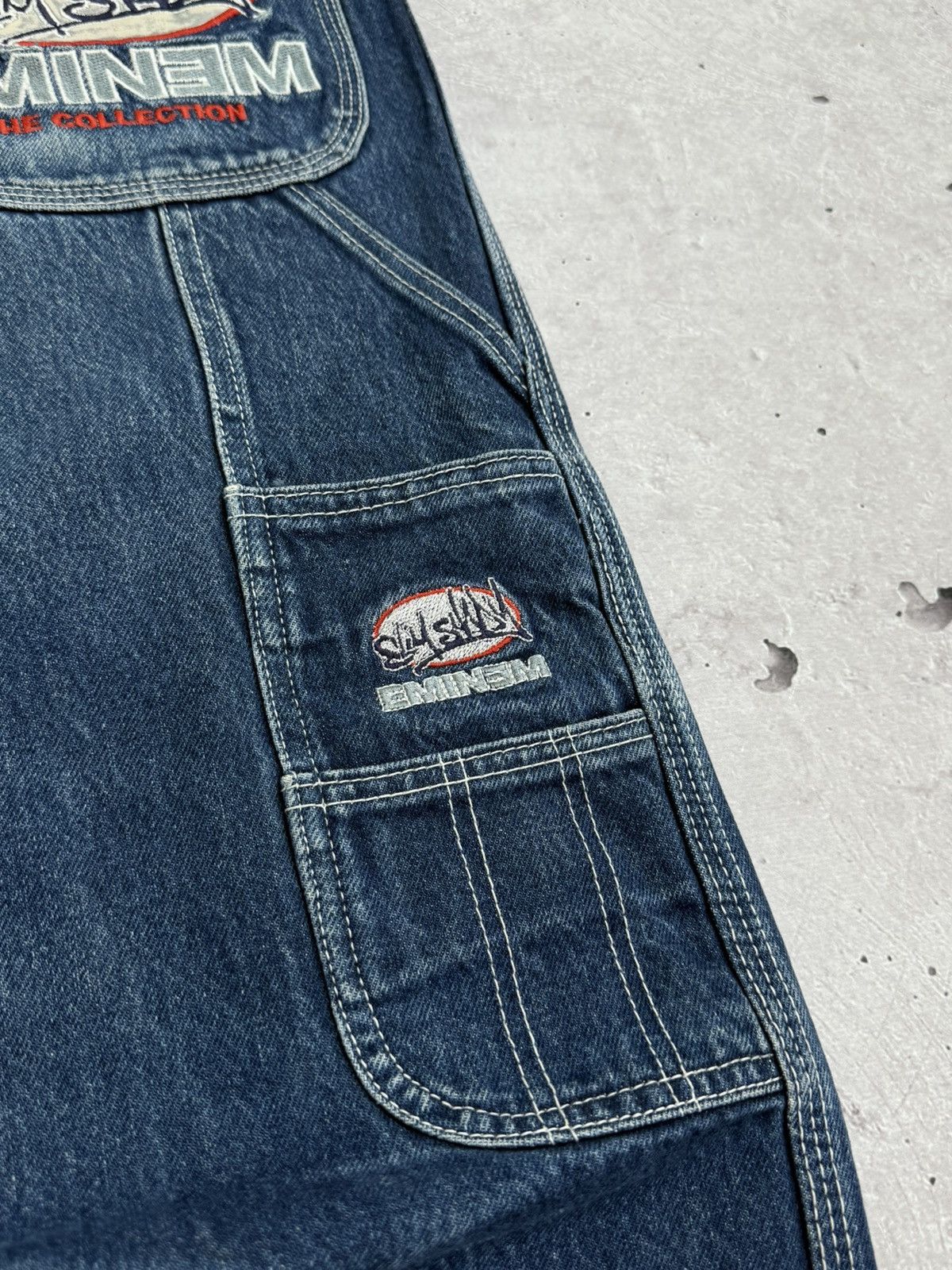 Eminem Vintage 90s Eminem Slim Shady Jnco Style Rap Baggy Jeans Y2K Size US 30 / EU 46 - 4 Thumbnail