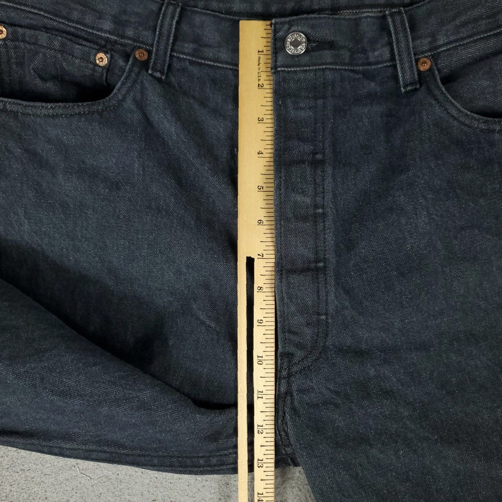 Levi's Levi's 501 Jeans Mens Regular Size 38x30 Blue Button Fly Straight Leg Denim Pants Size US 38 / EU 54 - 6 Thumbnail