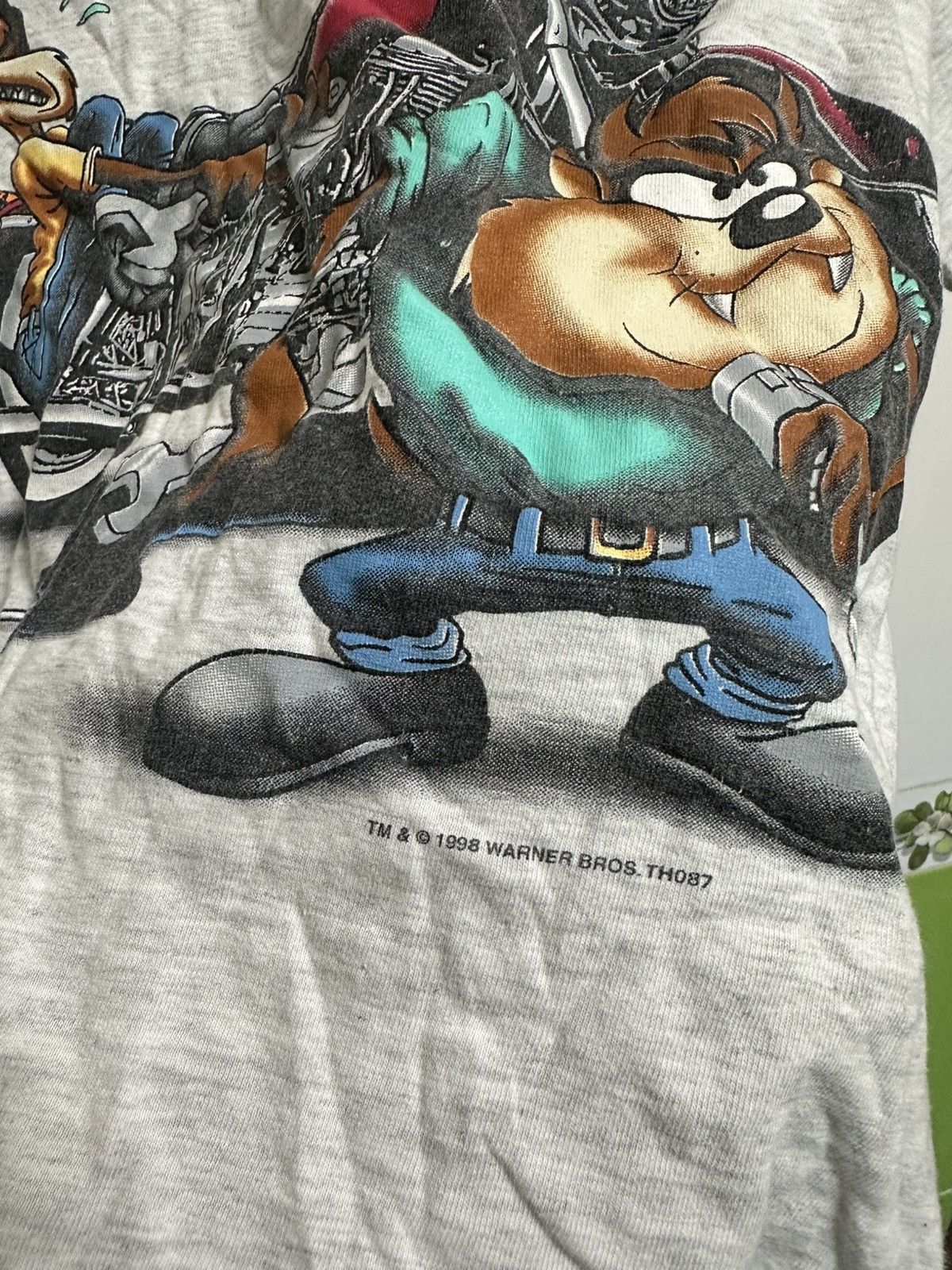 Harley Davidson × Warner Bros Vintage 1998 Harley Davidson Looney Tunes Taz Garage Riders Size US L / EU 52-54 / 3 - 5 Thumbnail