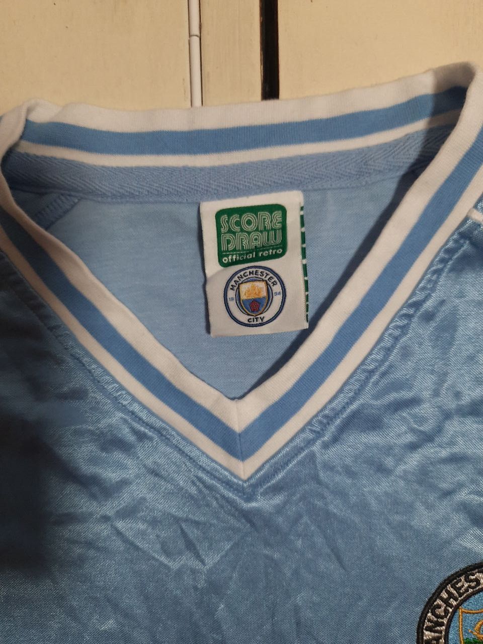 Other Score Draw Manchester City Jersey 1982-1983 Size US XL / EU 56 / 4 - 8 Thumbnail