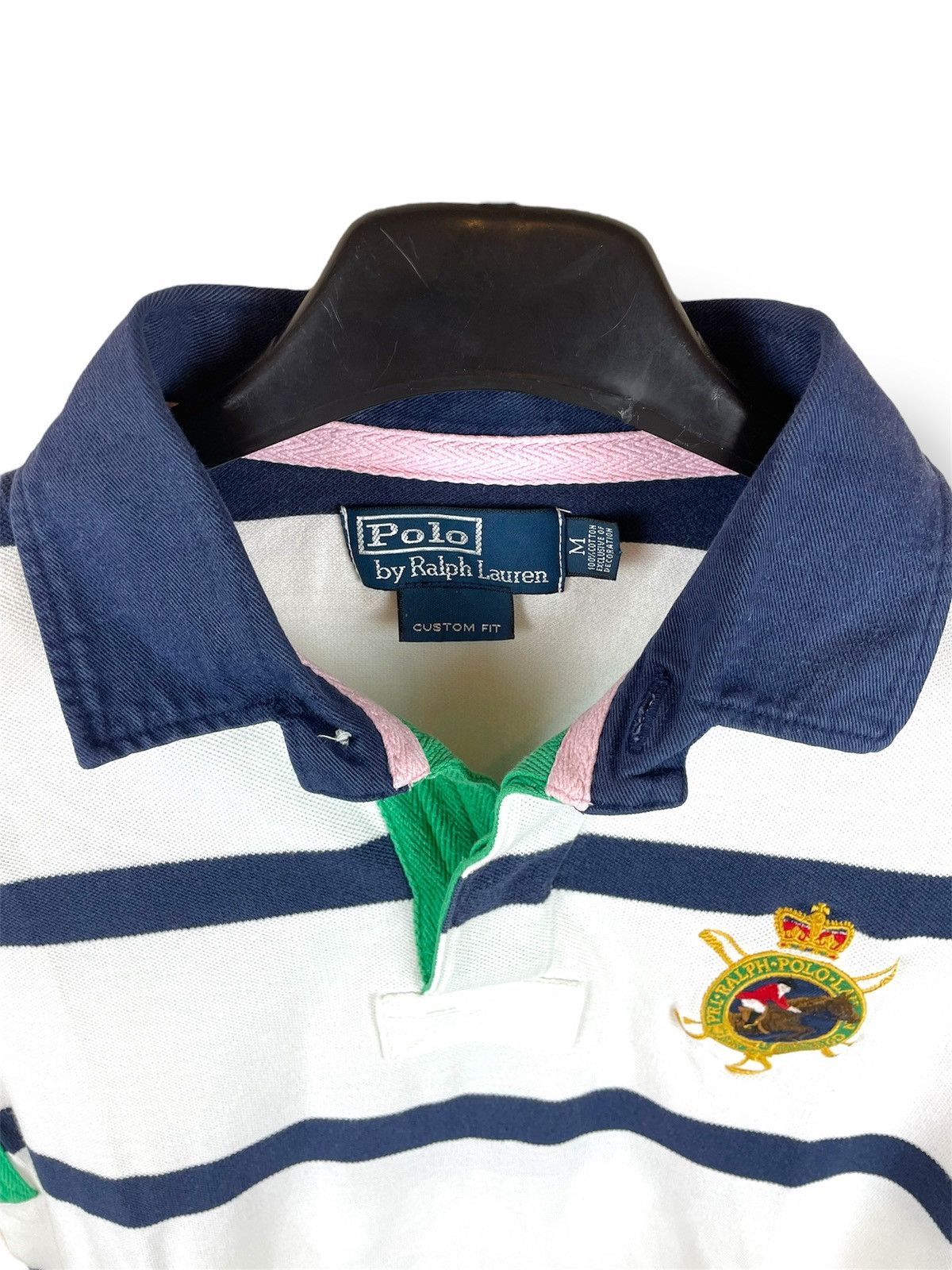Ralph Lauren Ralph Lauren Custom Fit Striped Polo Shirt – Size M (10/10) Size US S / EU 44-46 / 1 - 4 Thumbnail