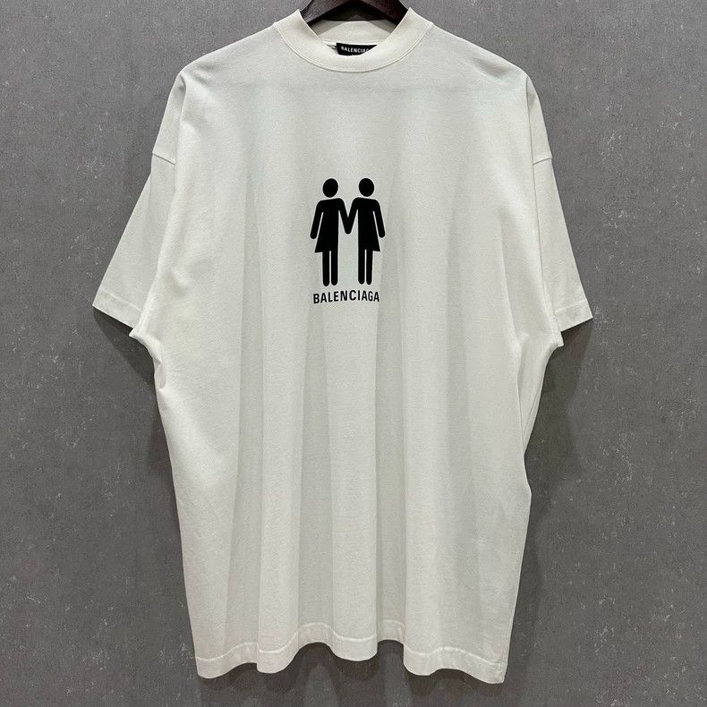 Balenciaga Balenciaga Double Statue Multi-National Flag Printed Logo Size US L / EU 52-54 / 3 - 2 Thumbnail