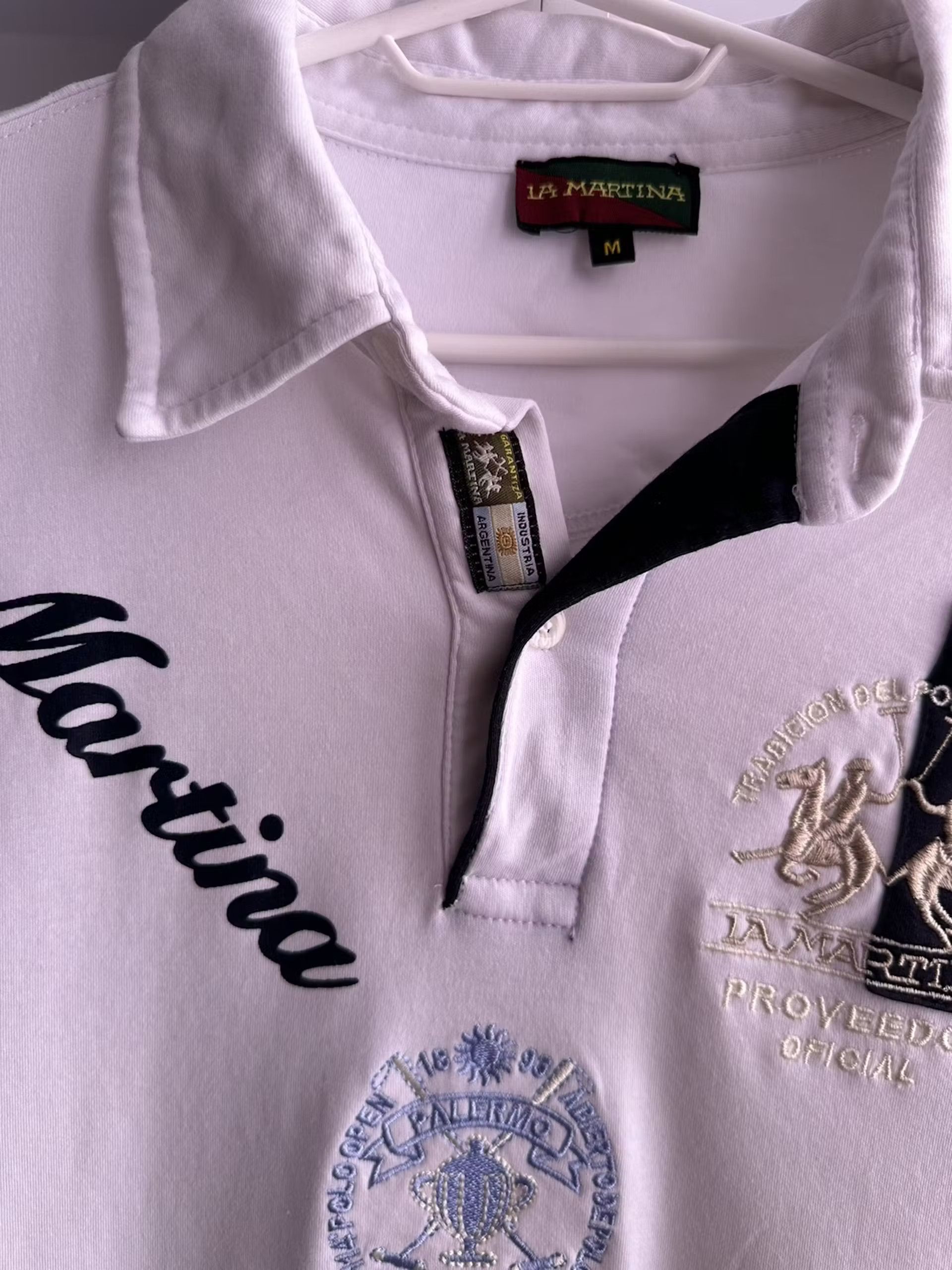 La Martina × Polo Ralph Lauren × Vintage Vintage La Martina Polo Team 4 Argentina Long Sleeve Rugby Size US M / EU 48-50 / 2 - 10 Thumbnail