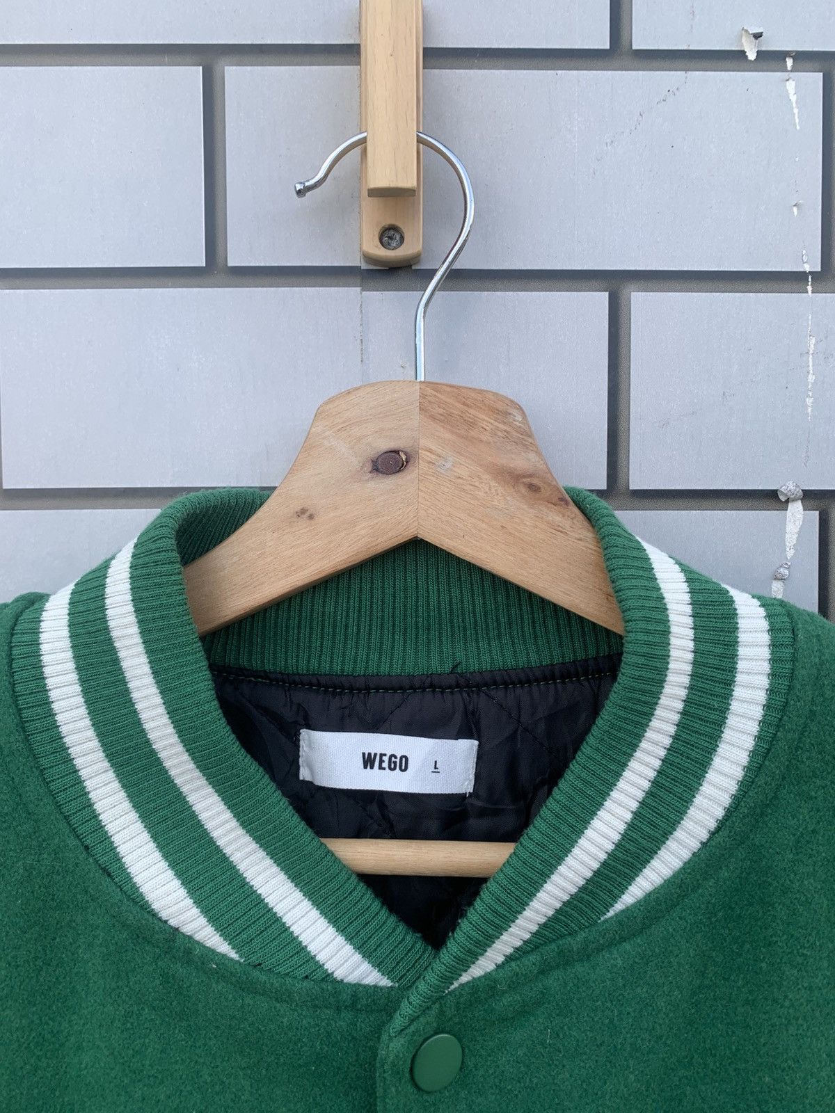Japanese Brand Japanese Brand Wego Houston Varsity Jacket Size US L / EU 52-54 / 3 - 10 Thumbnail