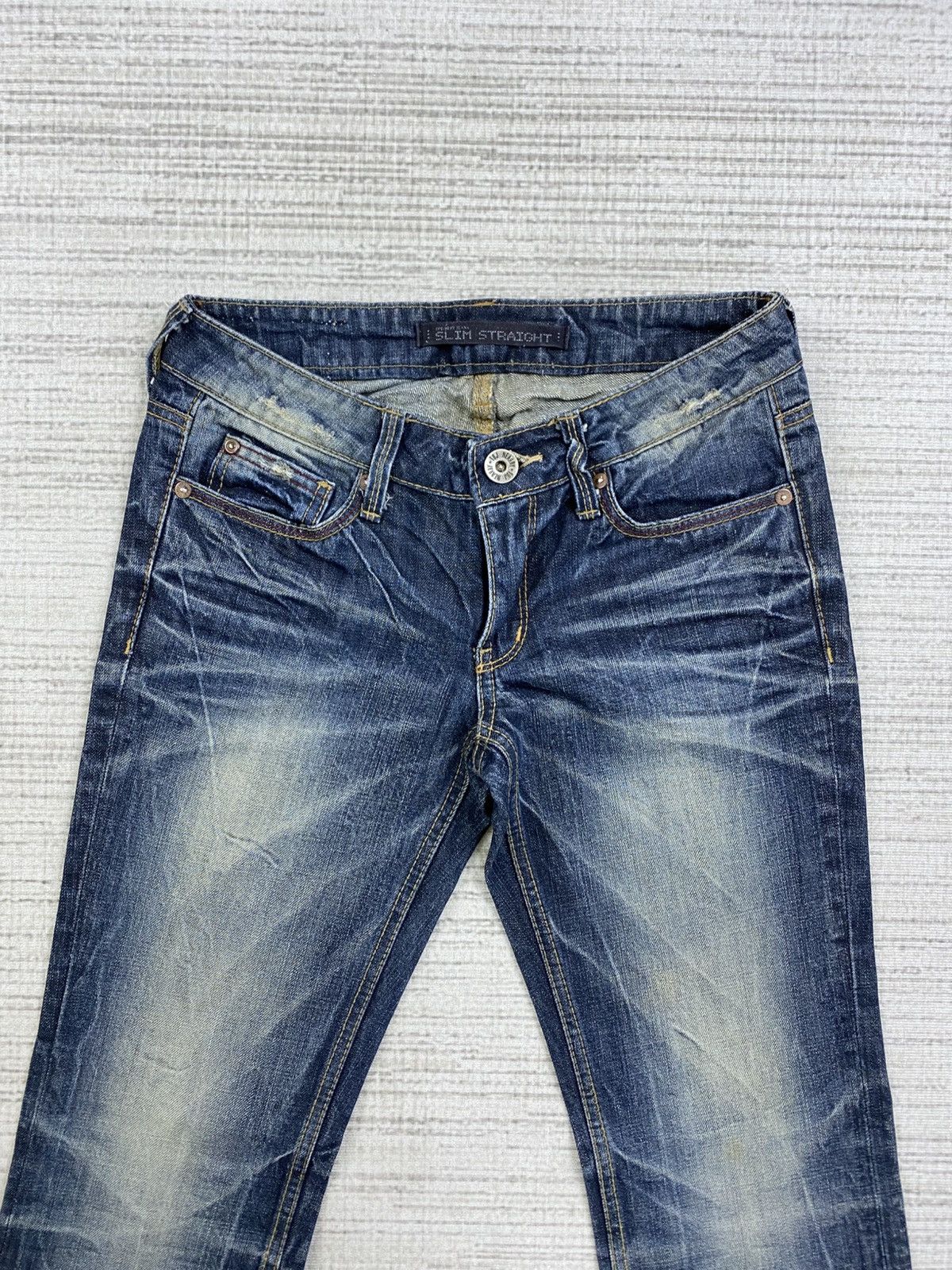 If Six Was Nine × Japanese Brand × Vintage Vintage Flare Tbj Nearby Distressed Denim Jeans Size US 27 - 5 Thumbnail