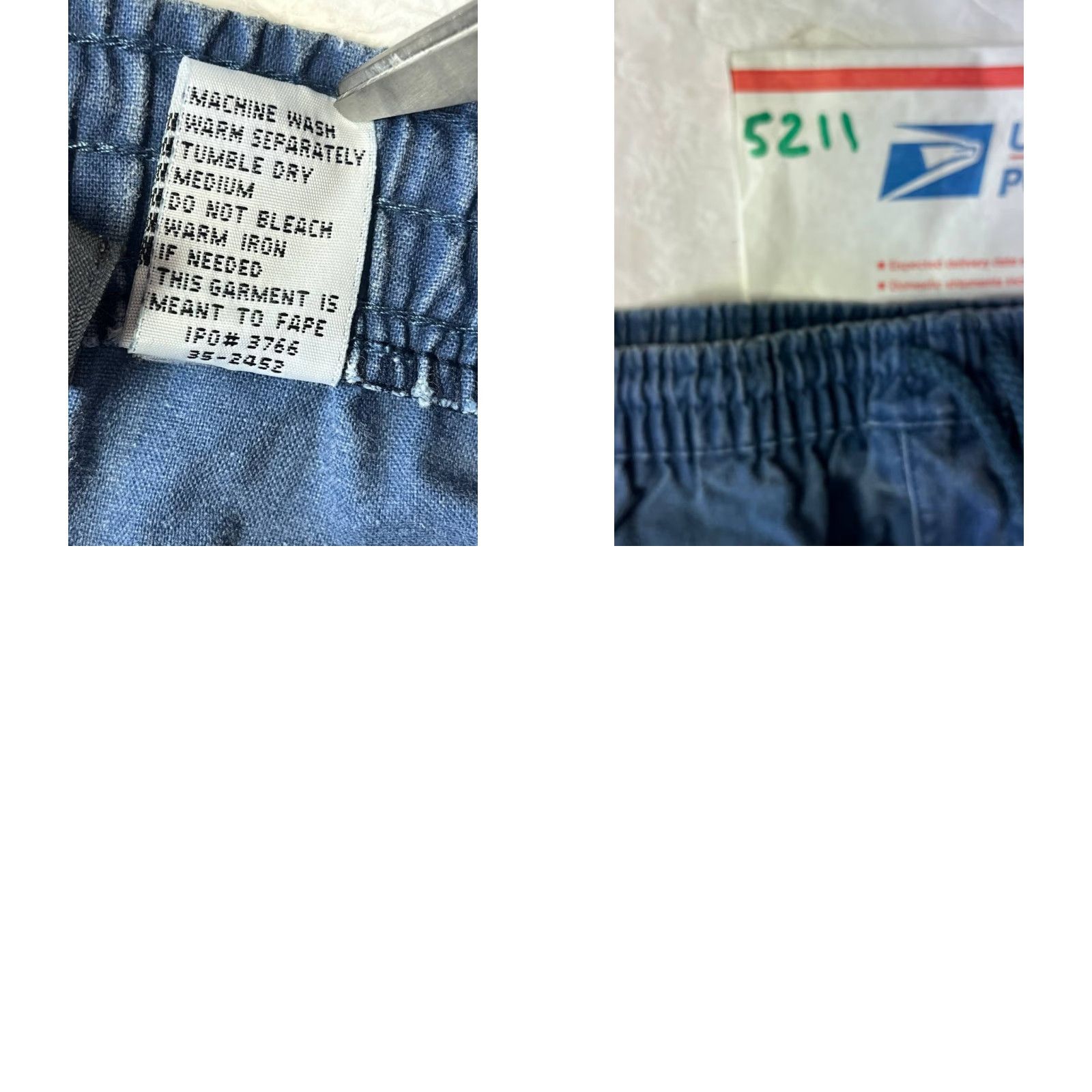 Vintage VINTAGE Urban Pipeline Pants Flat Front Slim Fit 100% Cotton Men Large Blue Dress Flat Front Slimming Shirts? Sorry. Size US 33 - 8 Thumbnail