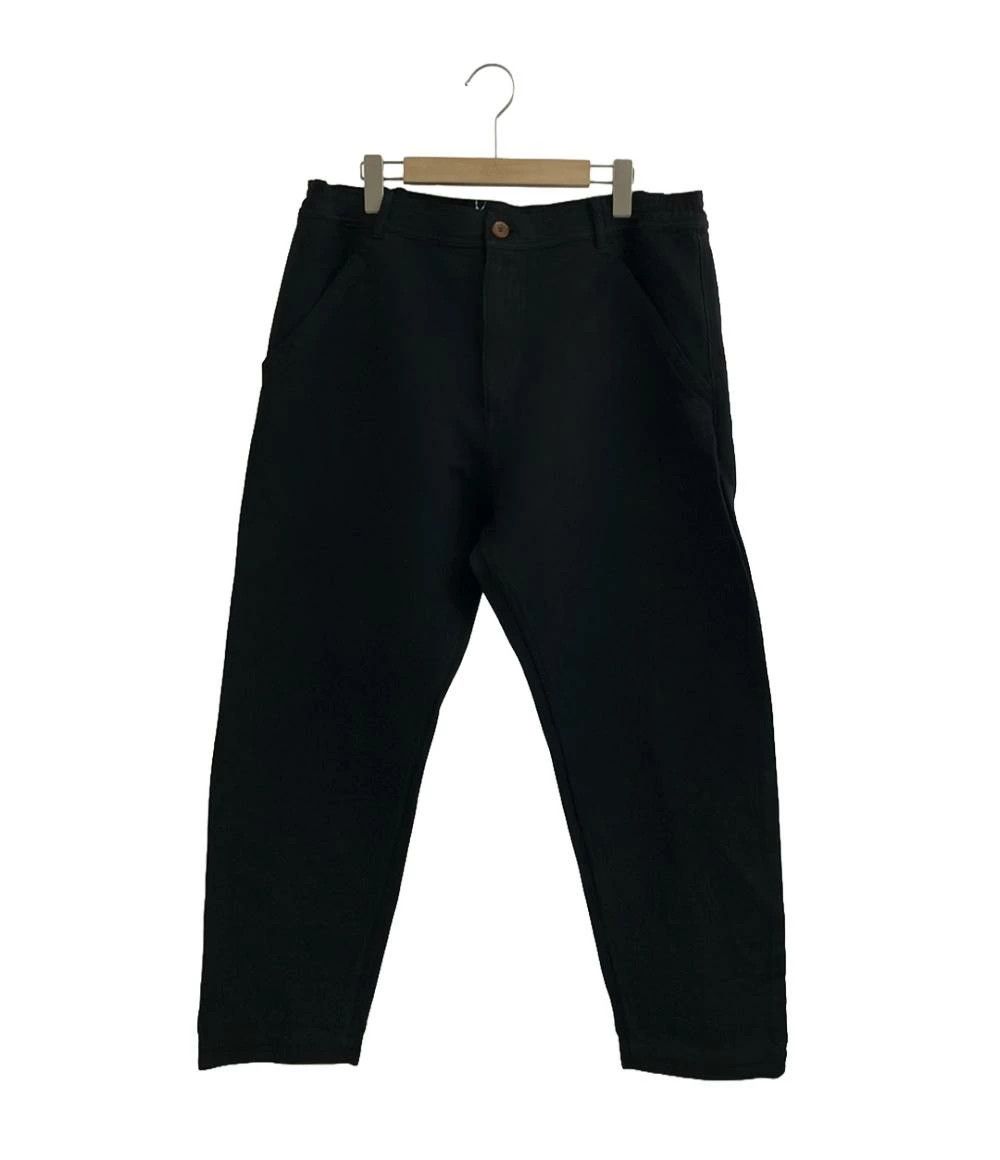Comme des Garcons Tapered Pants Plain Zip Fly Straight Cut Full Length Black Size US 35 - 1 Thumbnail