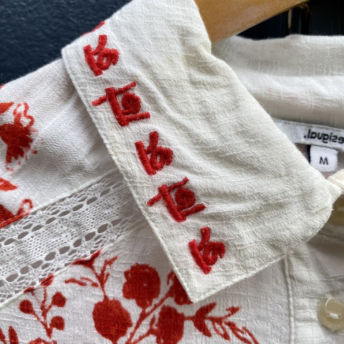 Desigual Desigual Floral Bohemian Long-Sleeve Shirt Size M / US 6-8 / IT 42-44 - 19 Thumbnail