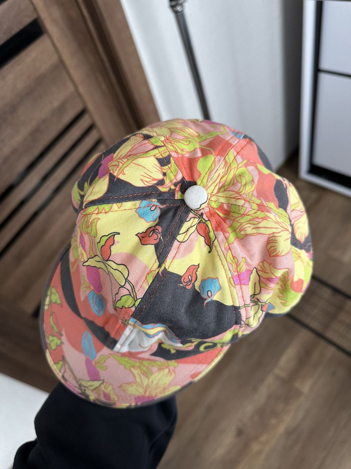 Dolce & Gabbana Dolce & Gabbana Baseball Cap Hat Floral Multilogo D&G Size ONE SIZE - 6 Thumbnail